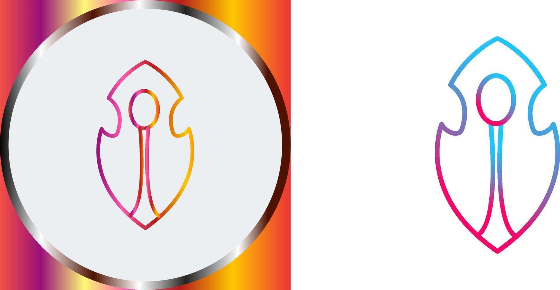 Unique Game Character Icon Design vector