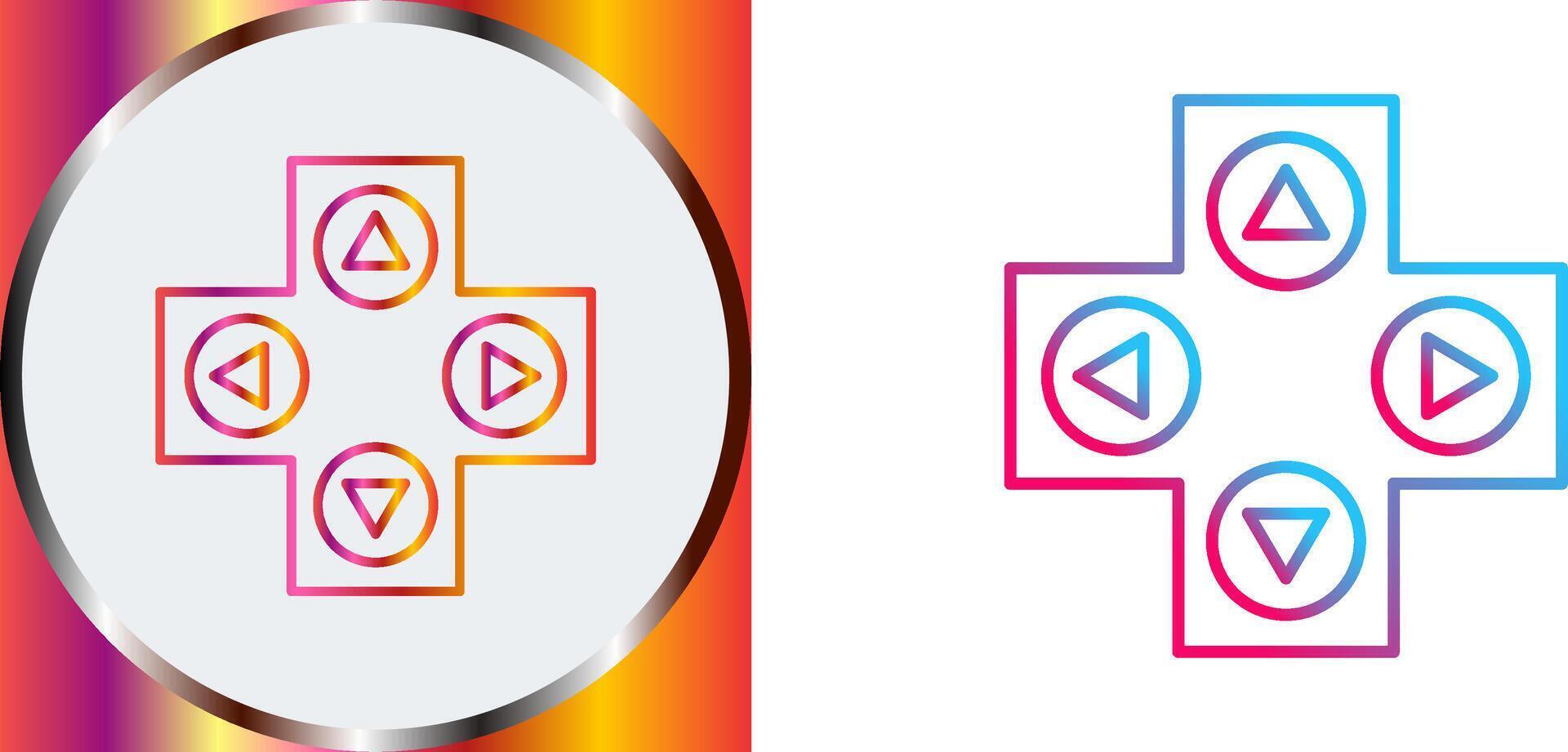 Unique Gaming Control Icon Design vector