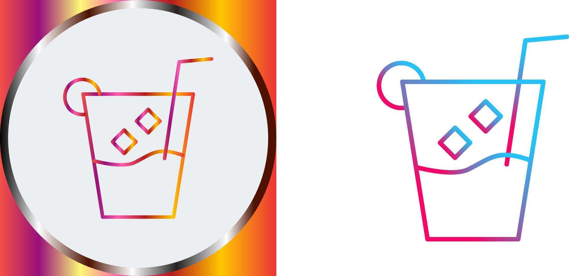 Unique Whiskey Sour Icon Design vector