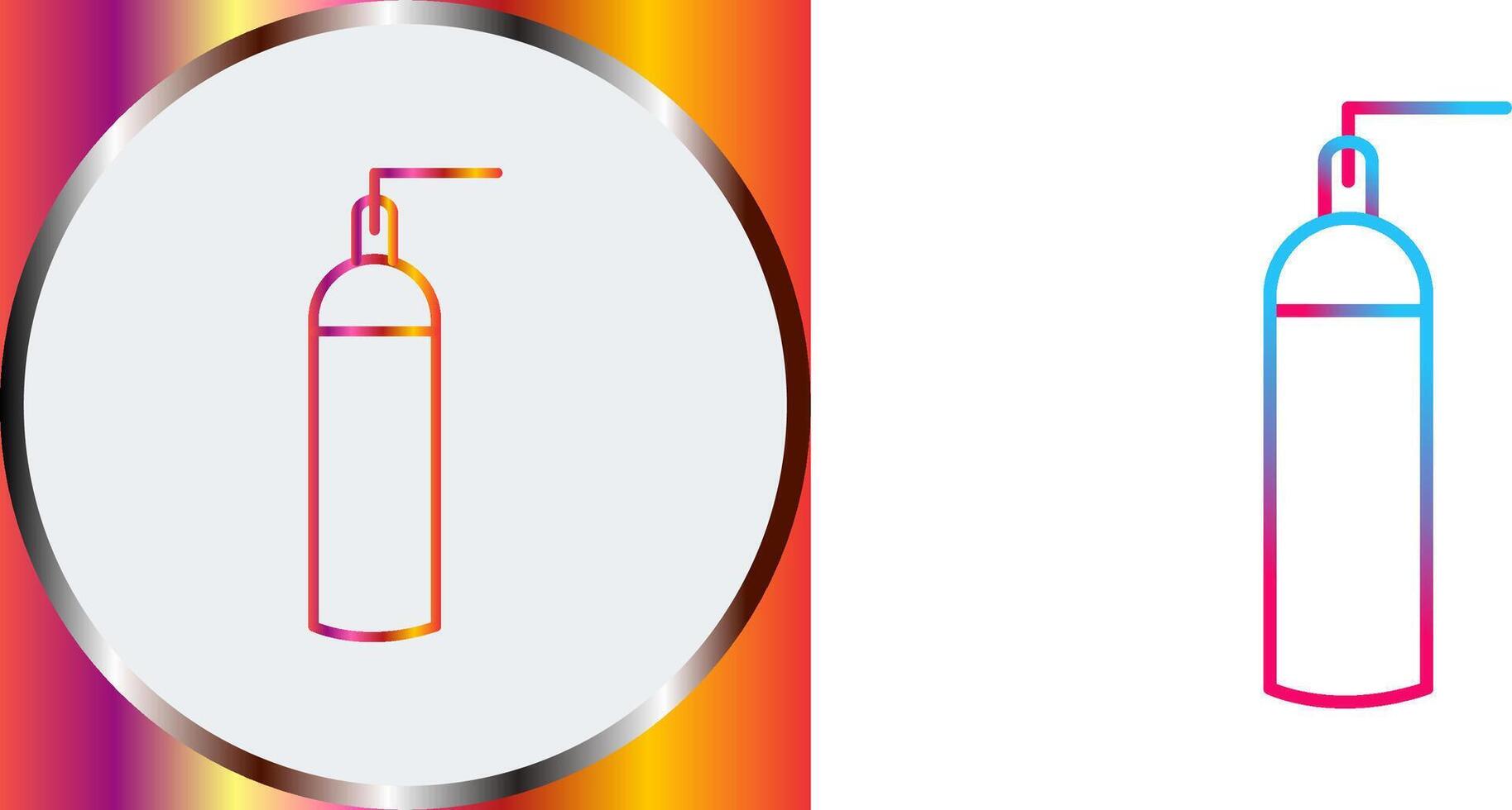 Unique Oxygen Tanks Icon Design vector