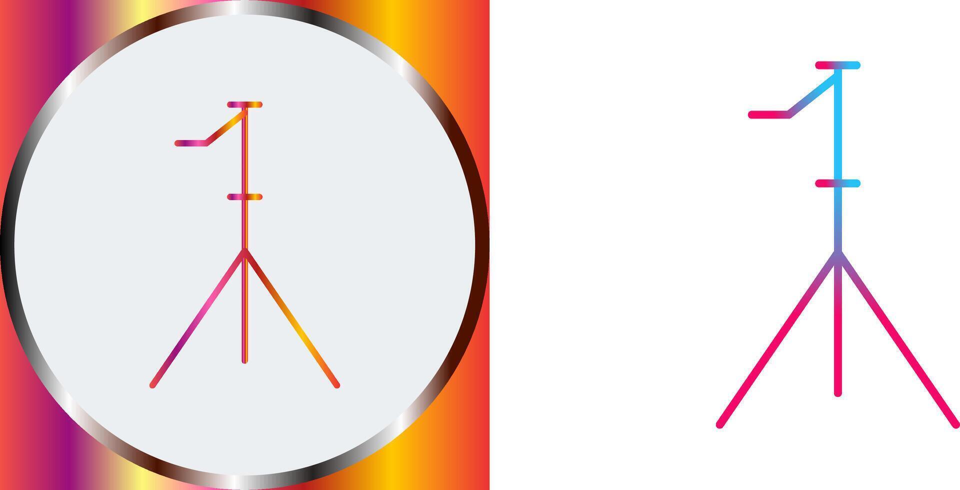 Unique Stand Icon Design vector