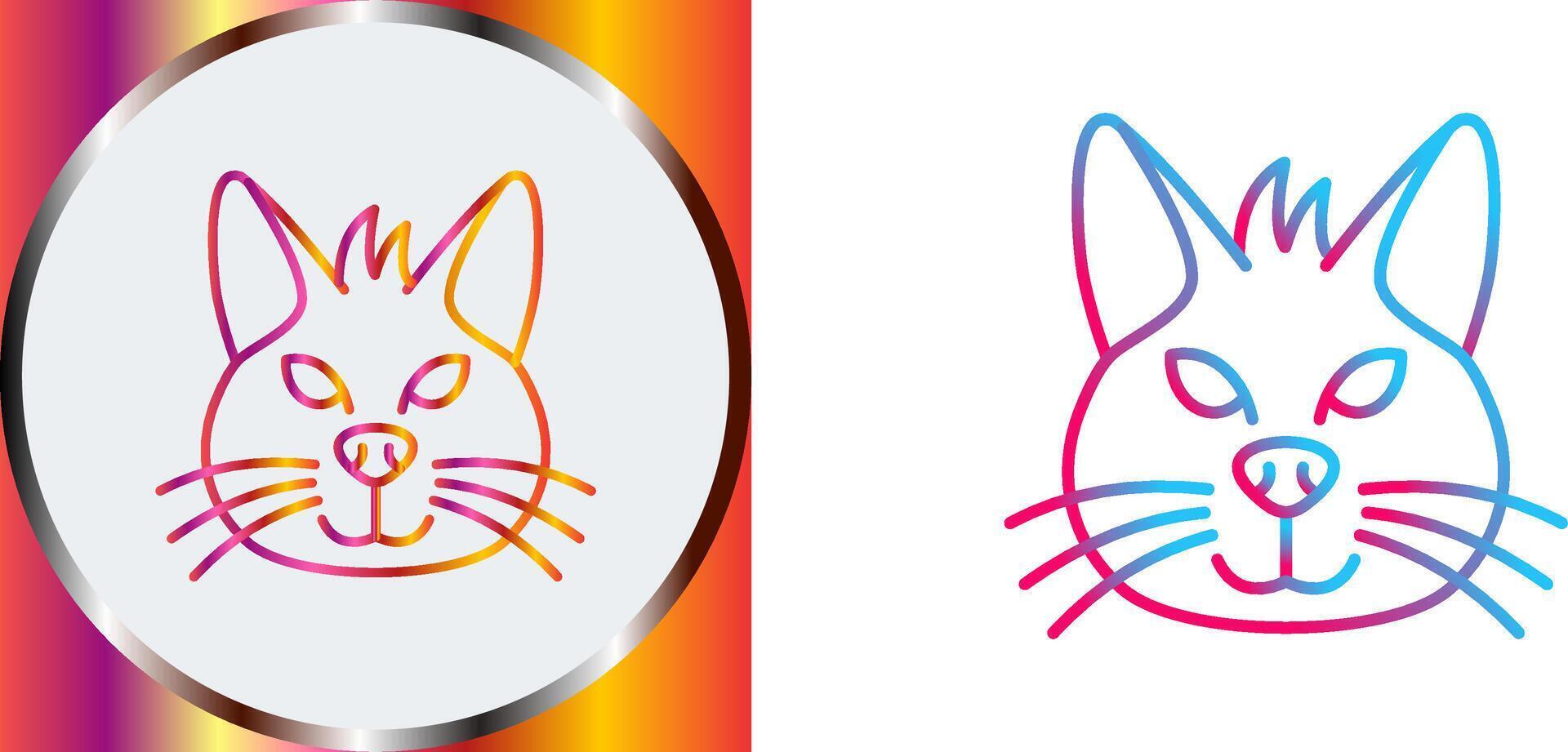 Cat Icon Design vector