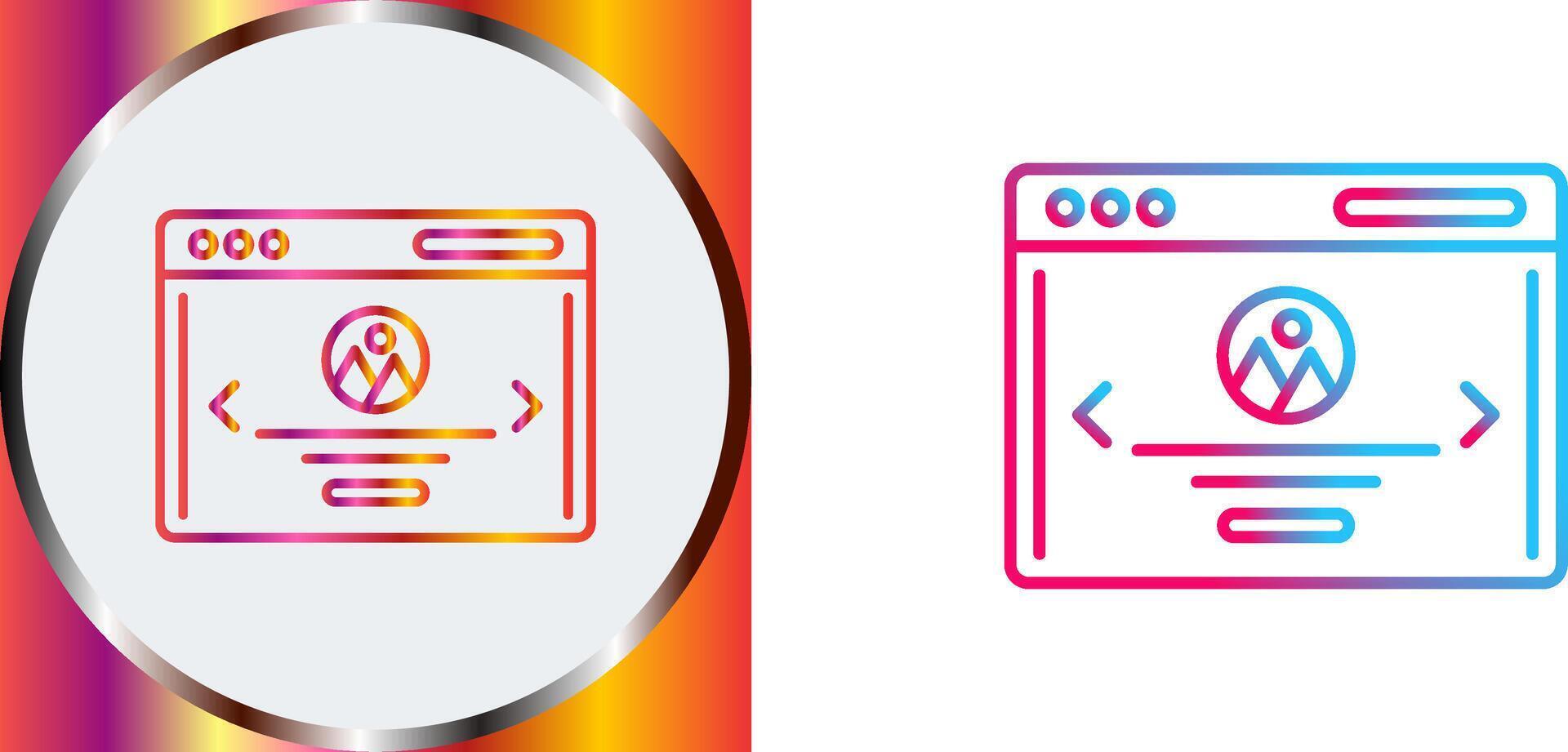 Web Page Icon Design vector