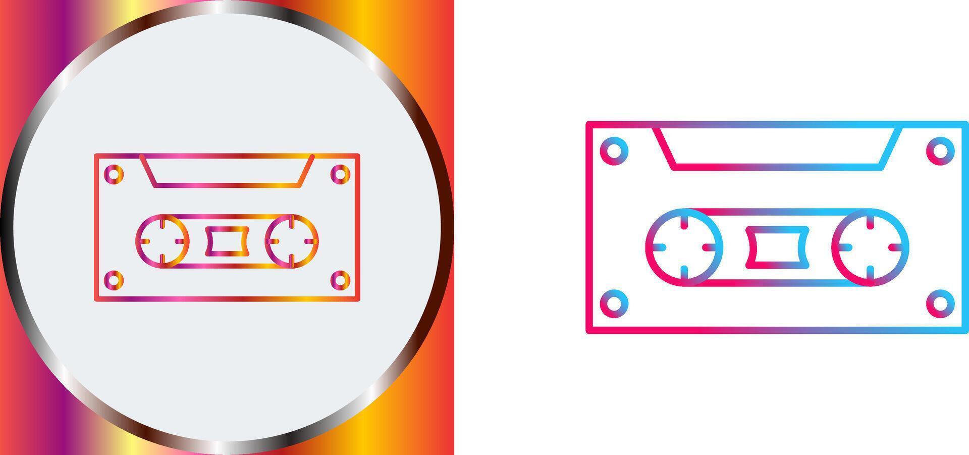 Casette Icon Design vector