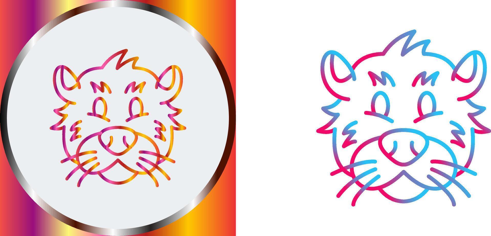 Otter Icon Design vector