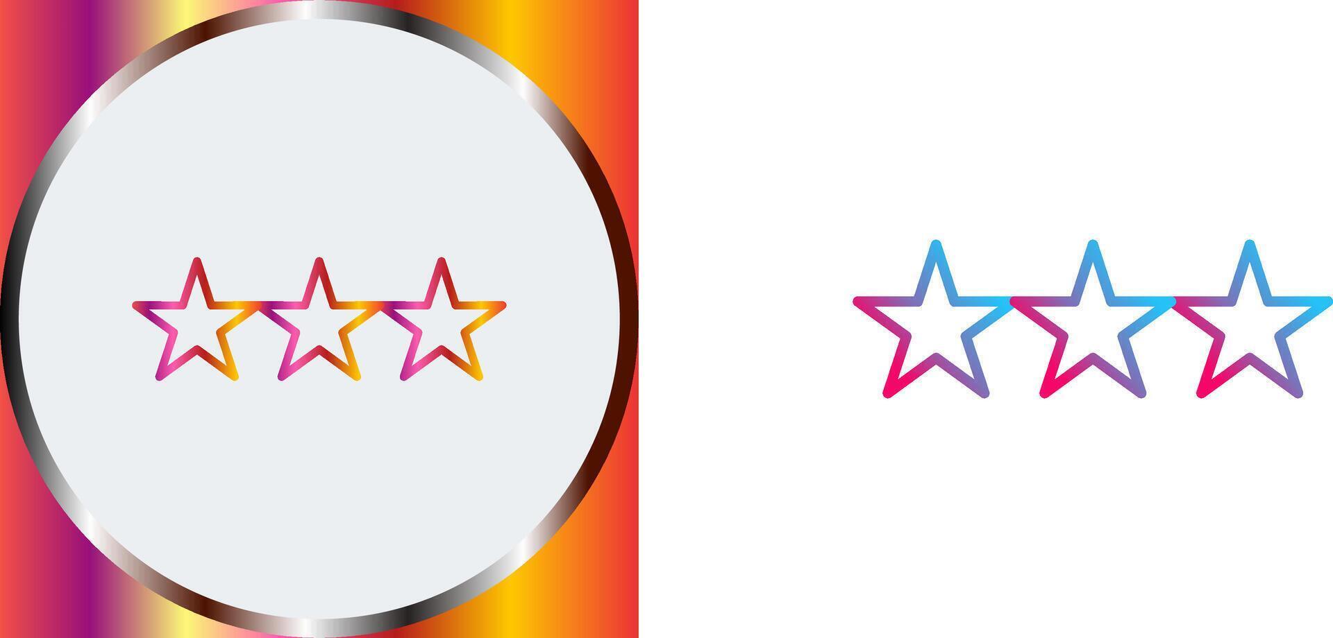 Stars Icon Design vector