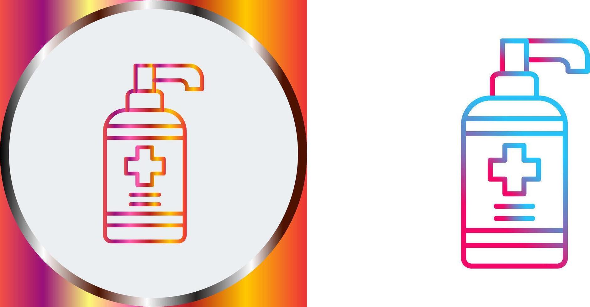 Antiseptic Icon Design vector