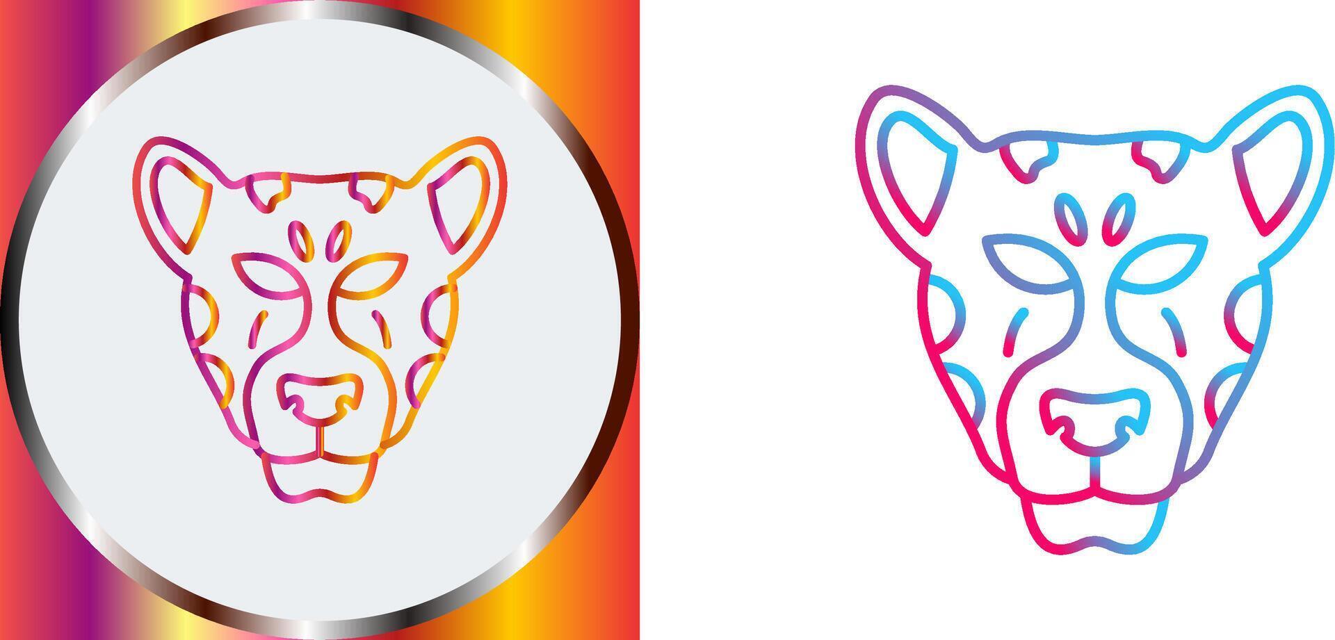 leopard Icon Design vector