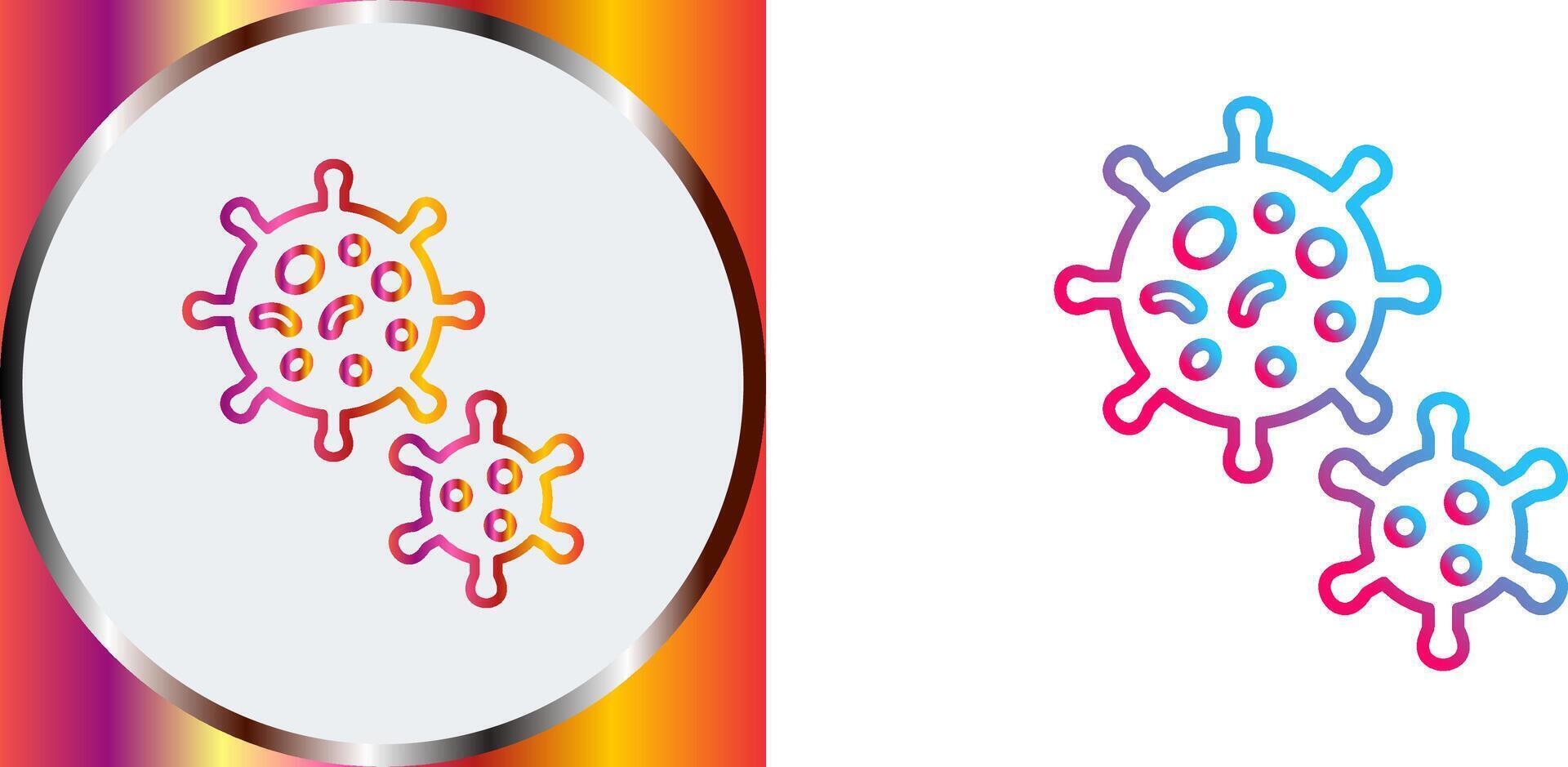 Virus Icon Design vector