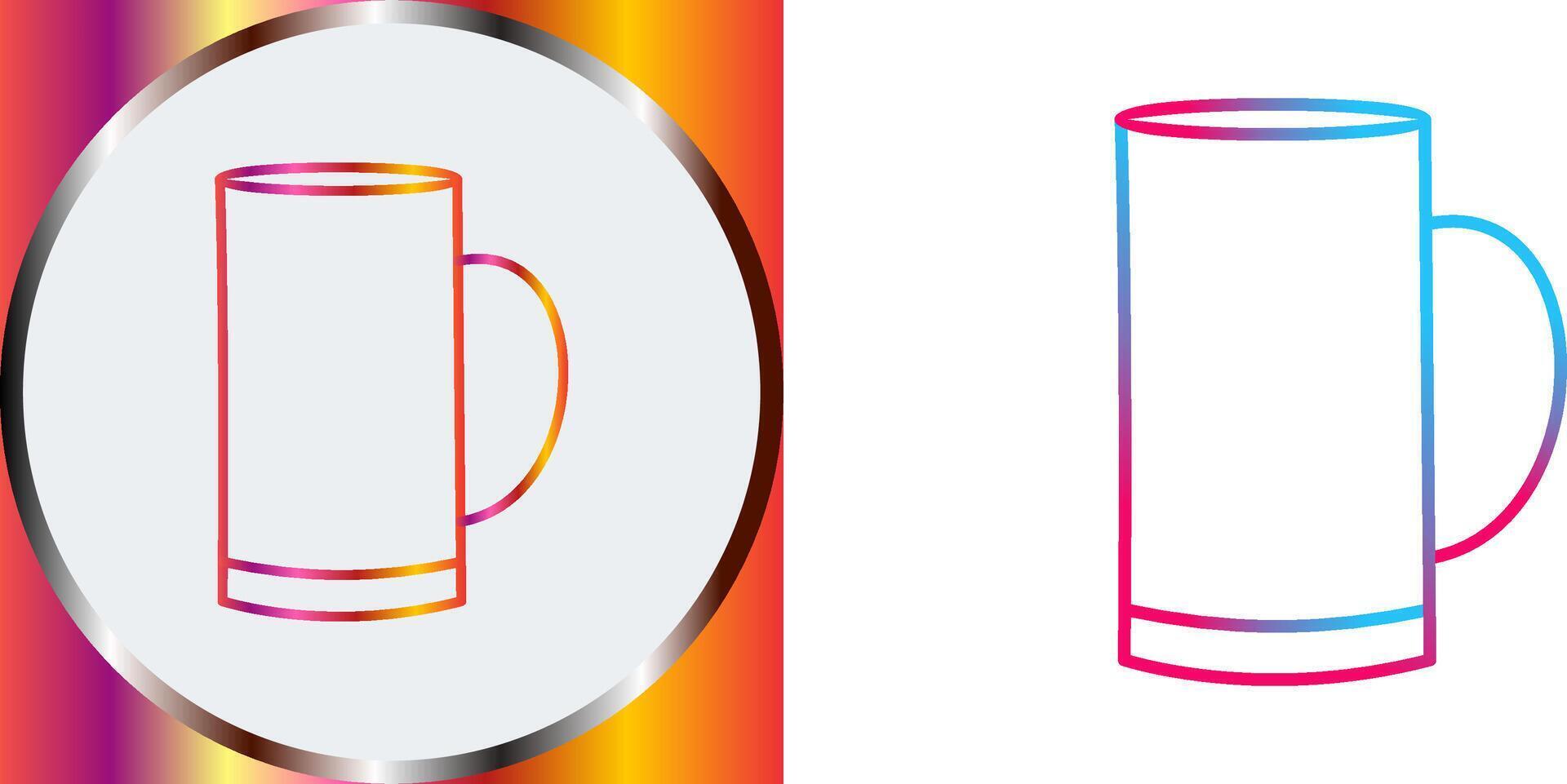 Beer Mug Icon Design vector