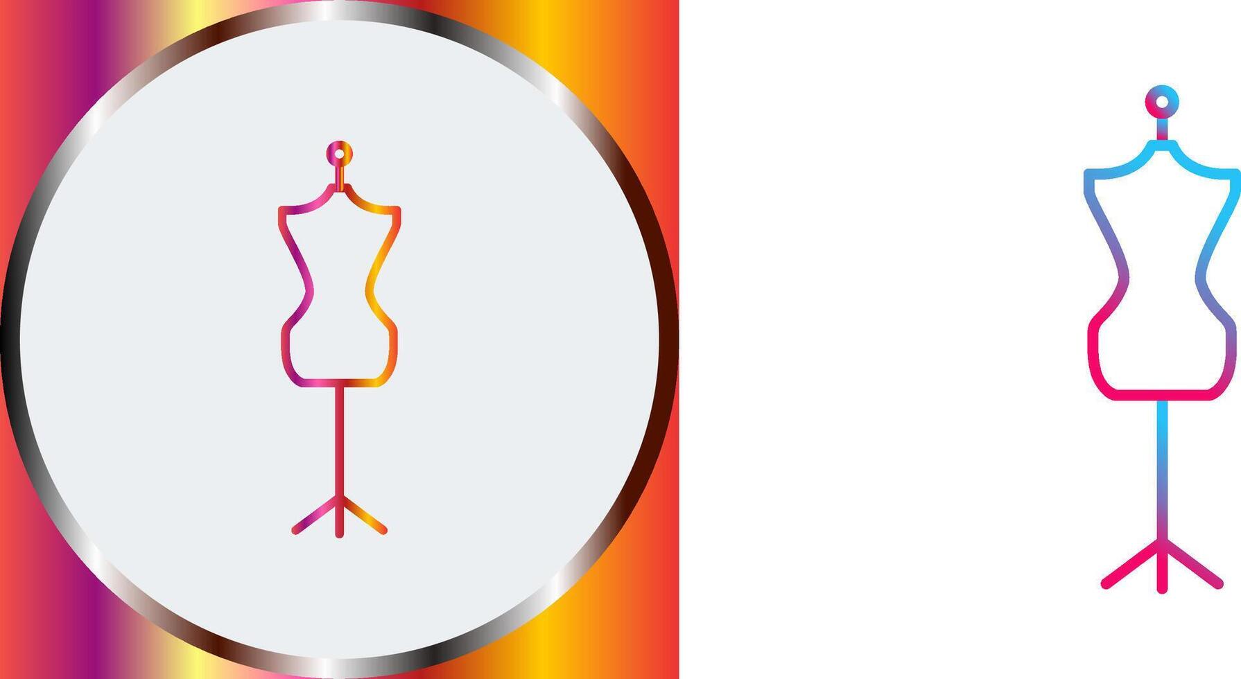 Dress Holder Icon Design vector