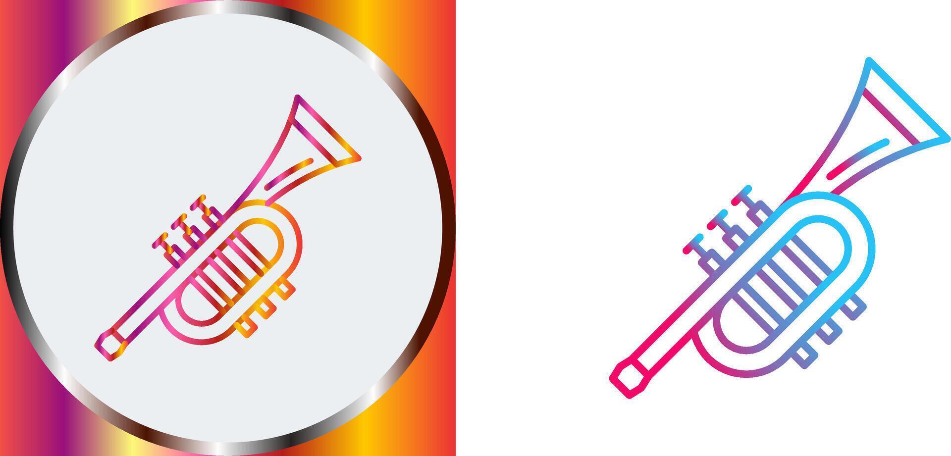 Trumpet Icon Design vector