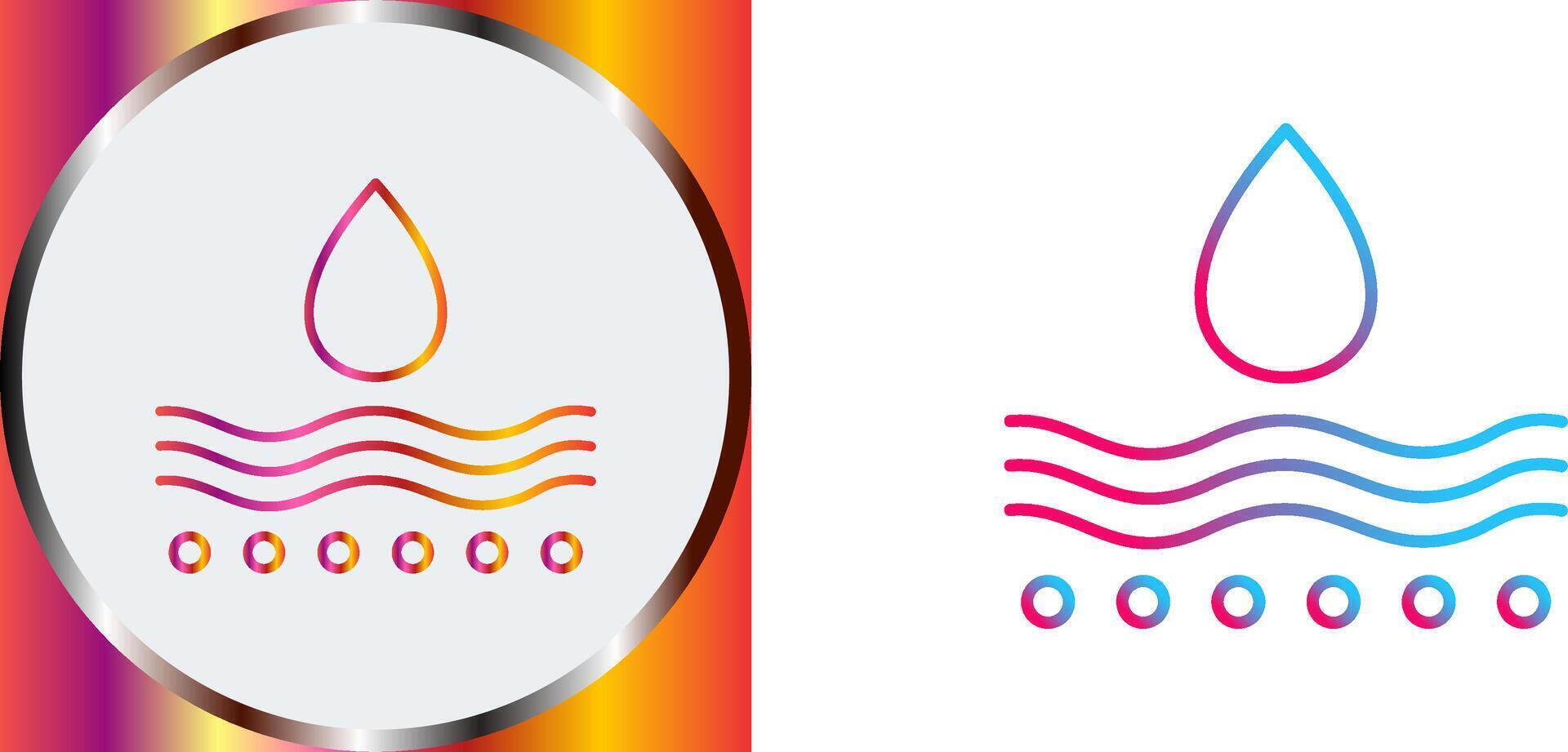 Moisture Icon Design vector