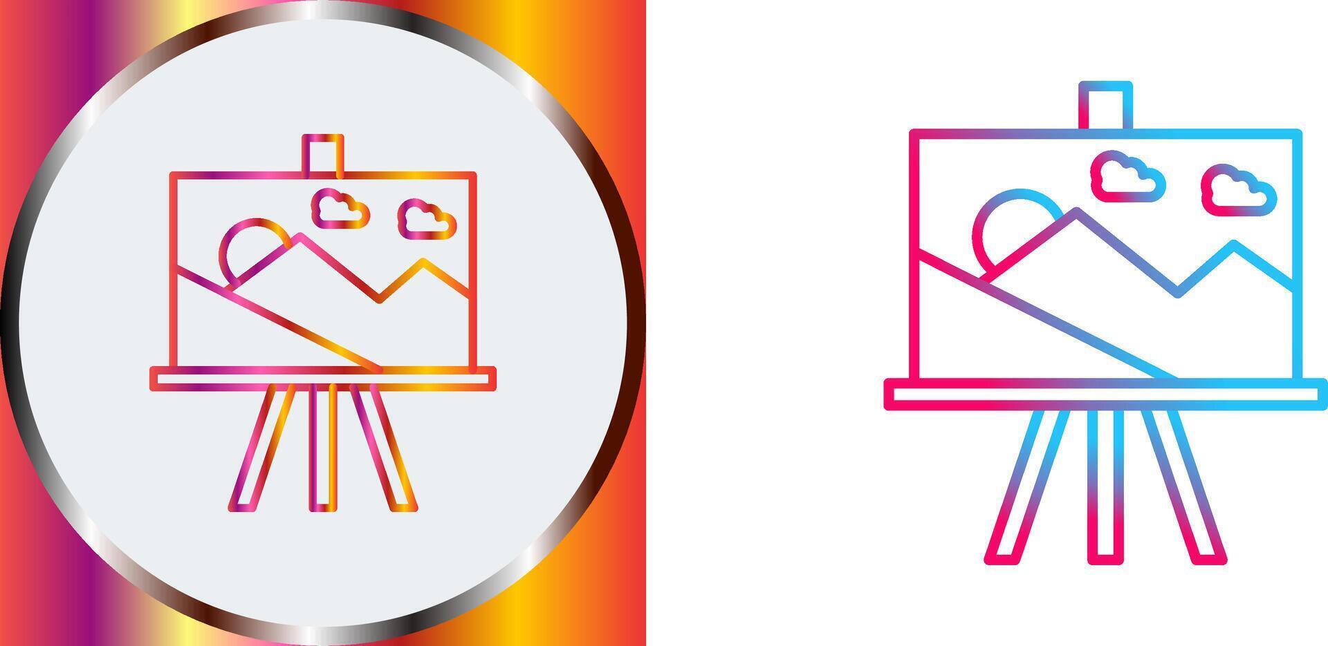 Canvas Icon Design vector