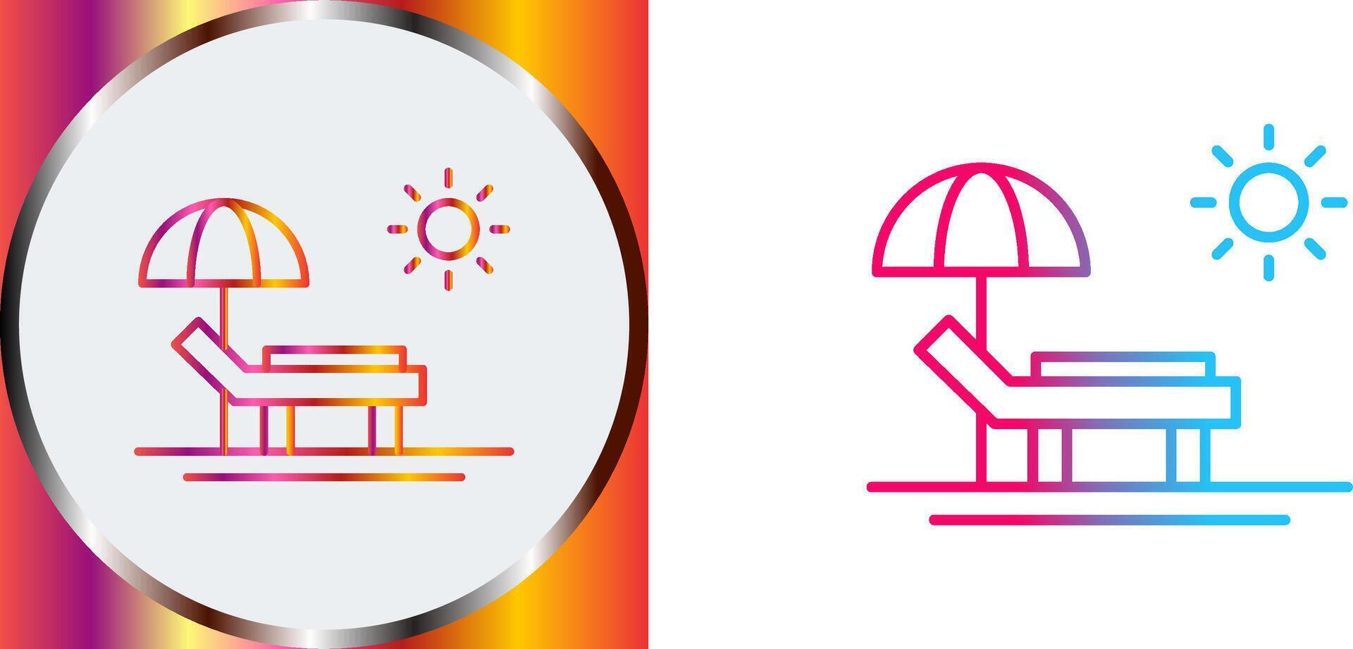Hammock Icon Design vector