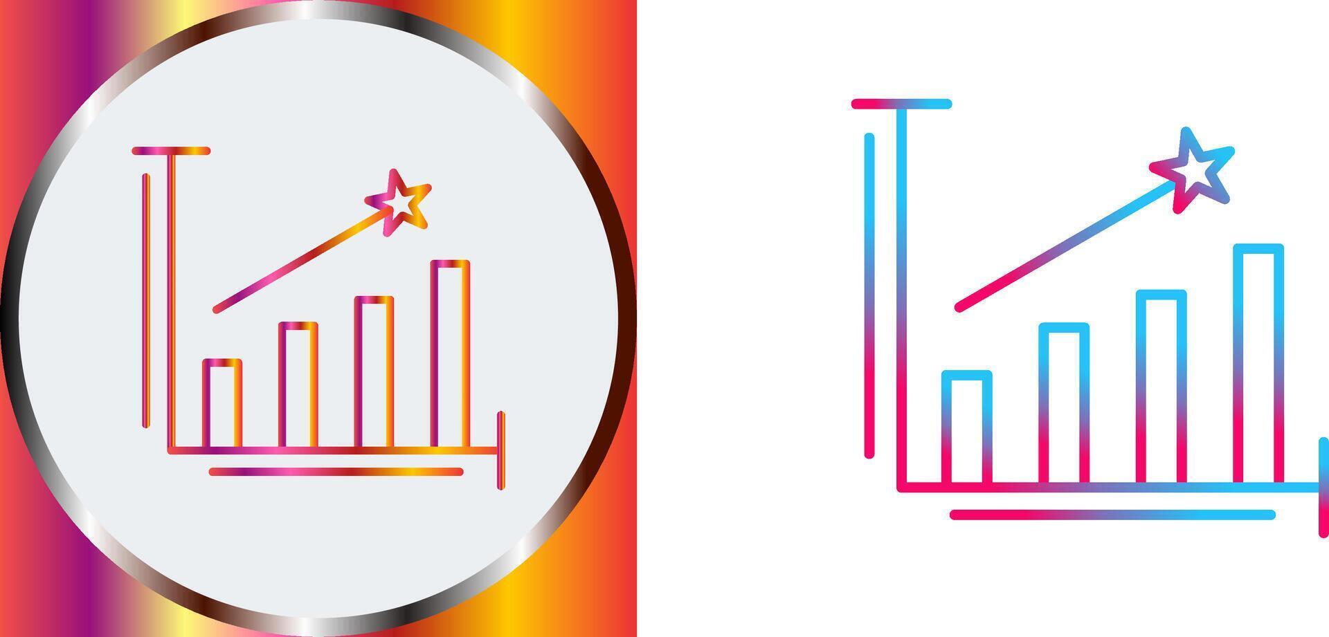 Line Bars Icon Design vector