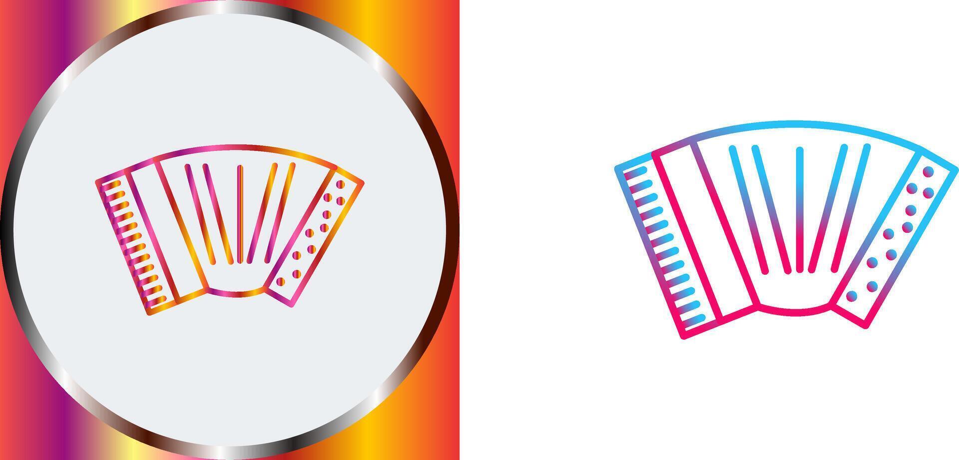 Accordion Icon Design vector