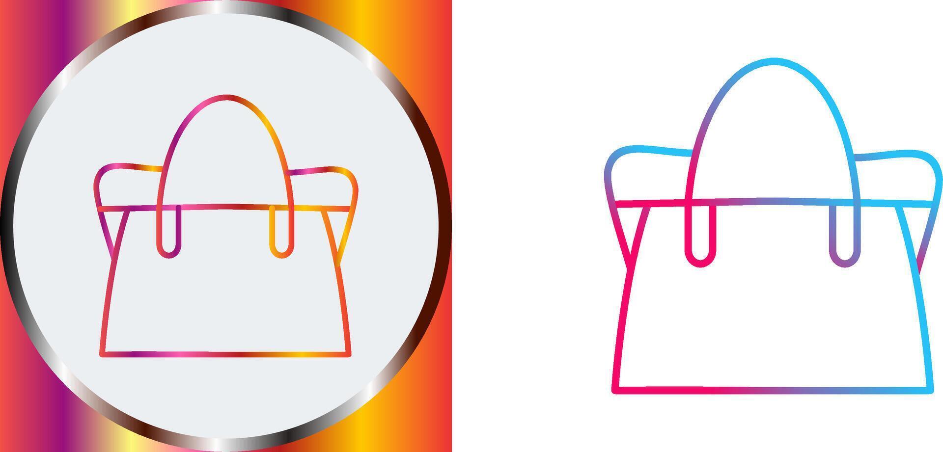 Bag Icon Design vector