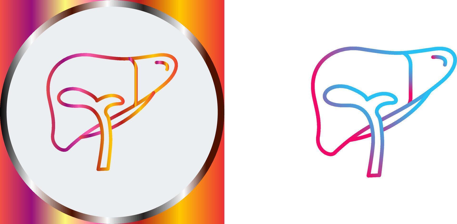 Liver Icon Design vector