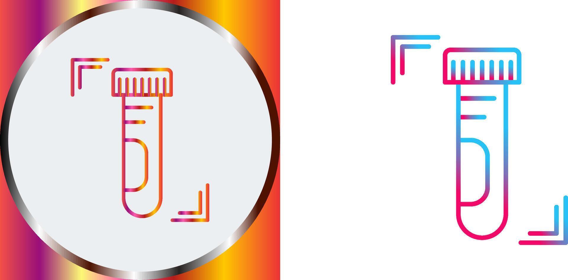 Test Tube Icon Design vector