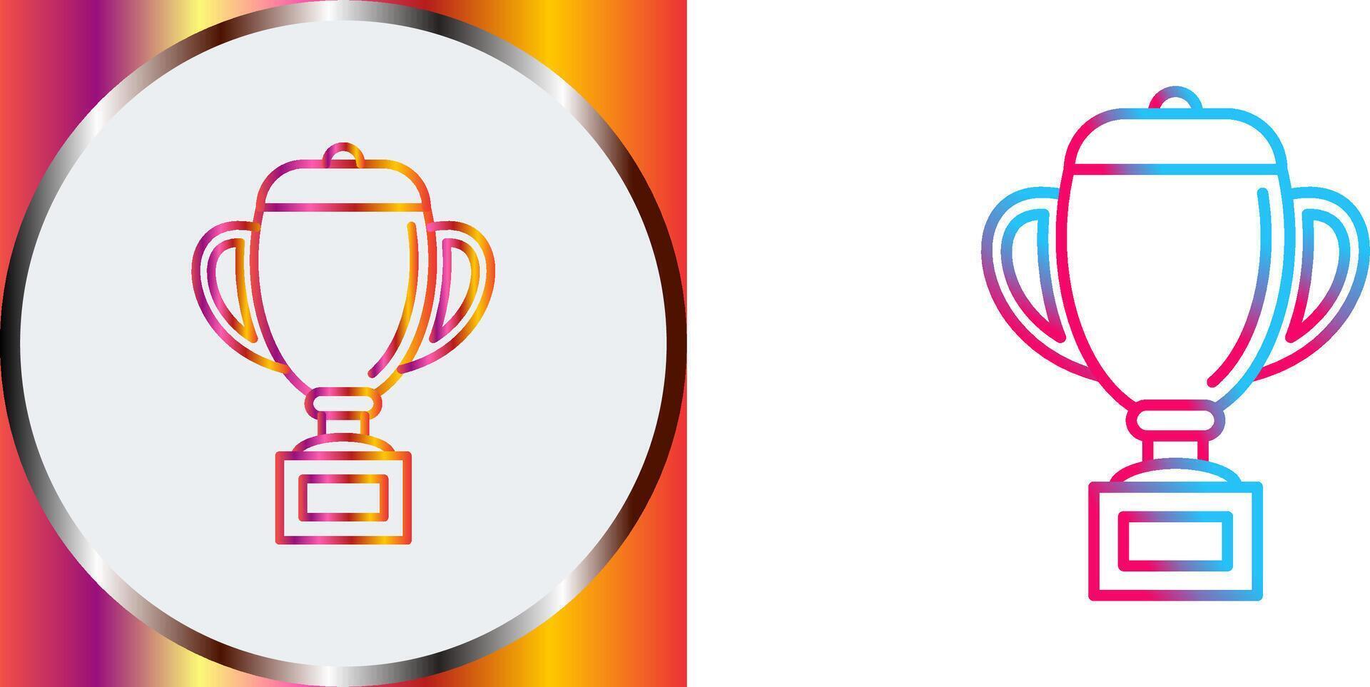 Trophy Icon Design vector