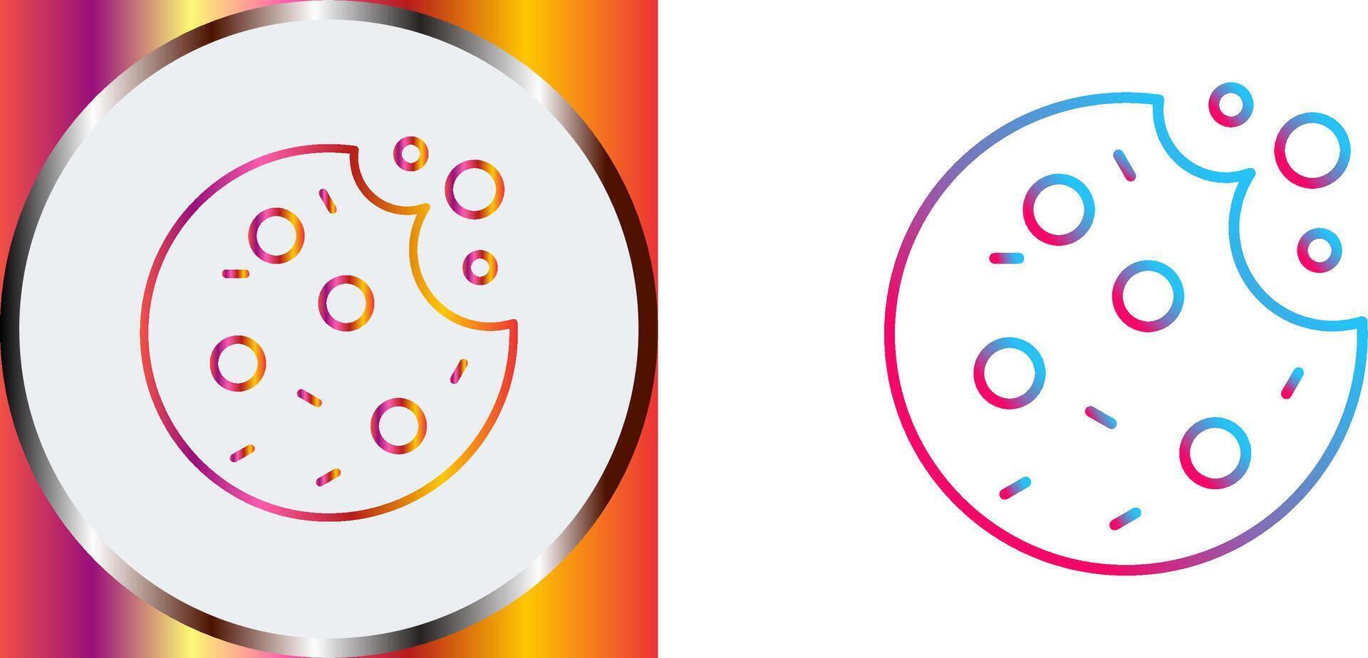 Cookie Icon Design vector