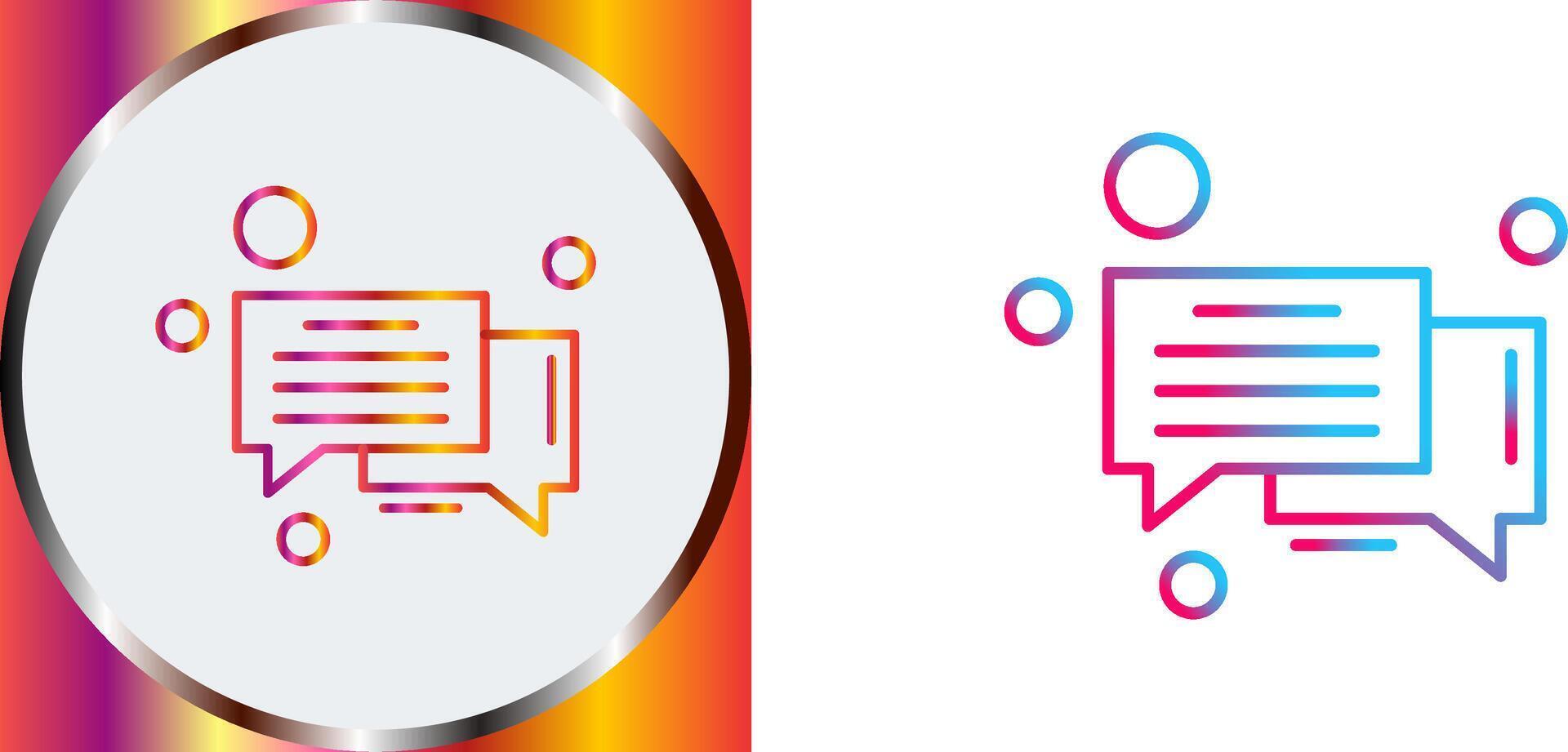 Message Bubble Icon Design vector
