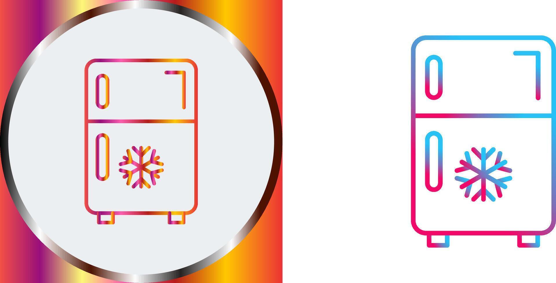 Fridge Icon Design vector