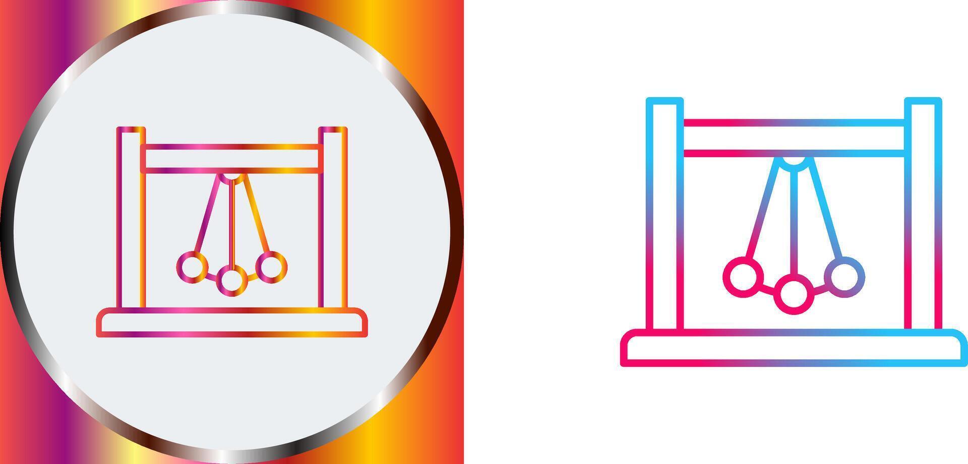 Pendulum Icon Design vector