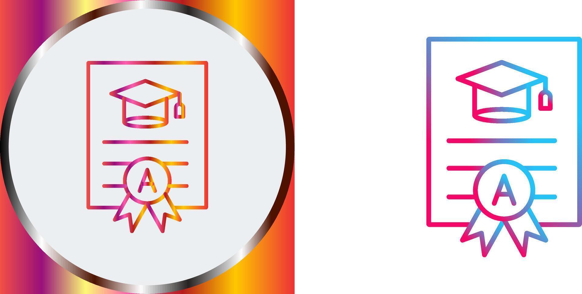 Report Card Icon Design vector