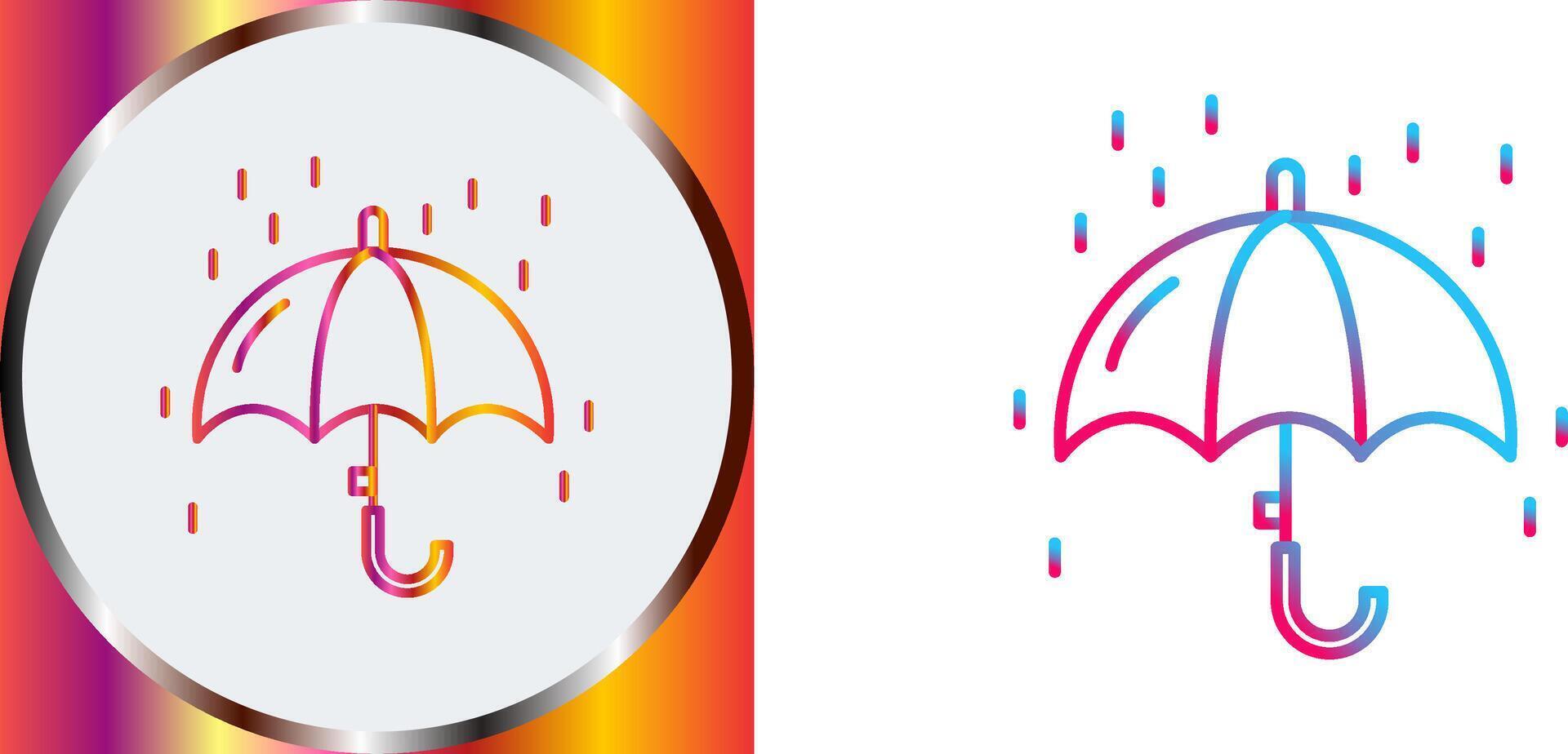 Raining Icon Design vector