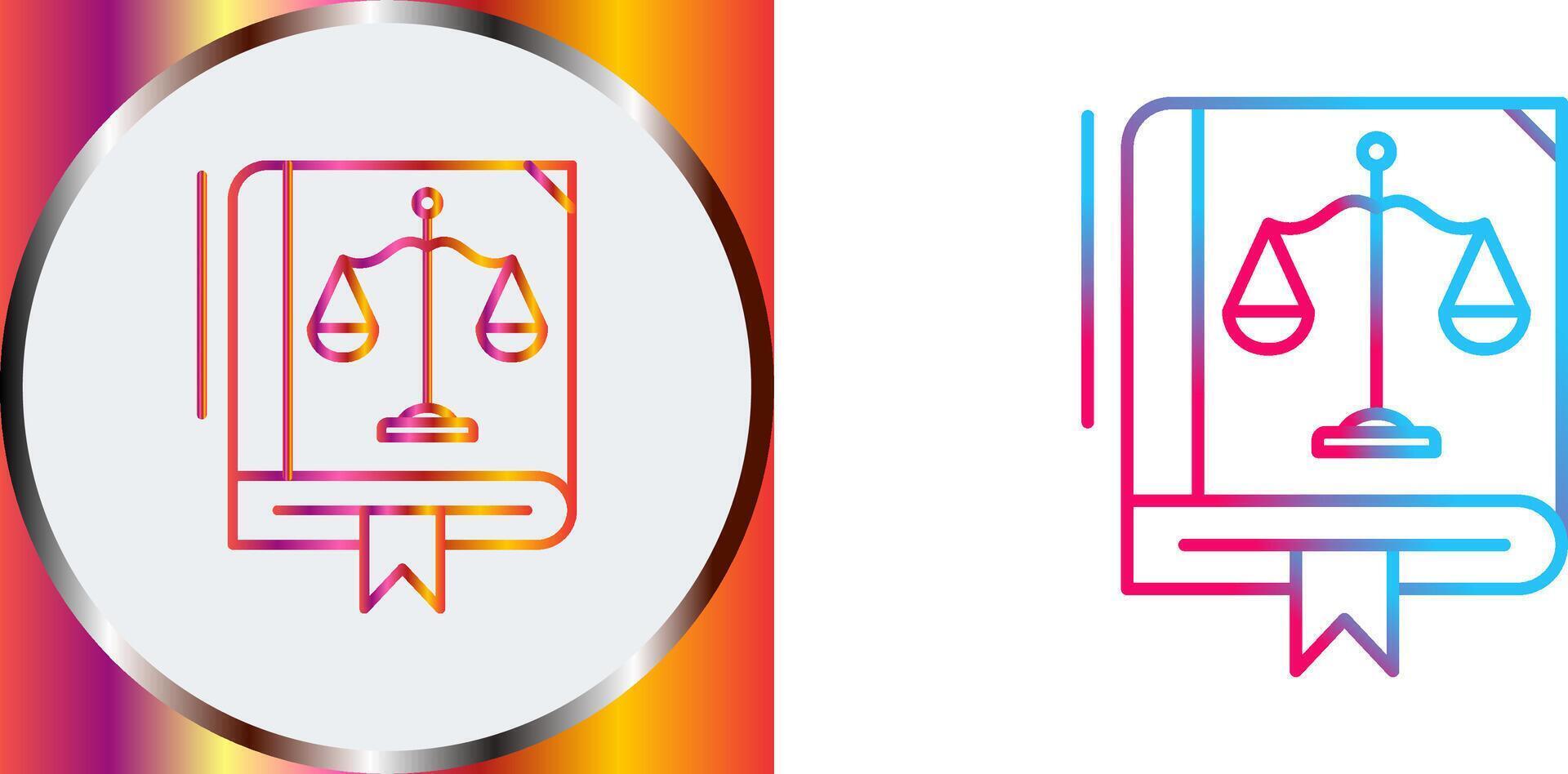 Law Icon Design vector