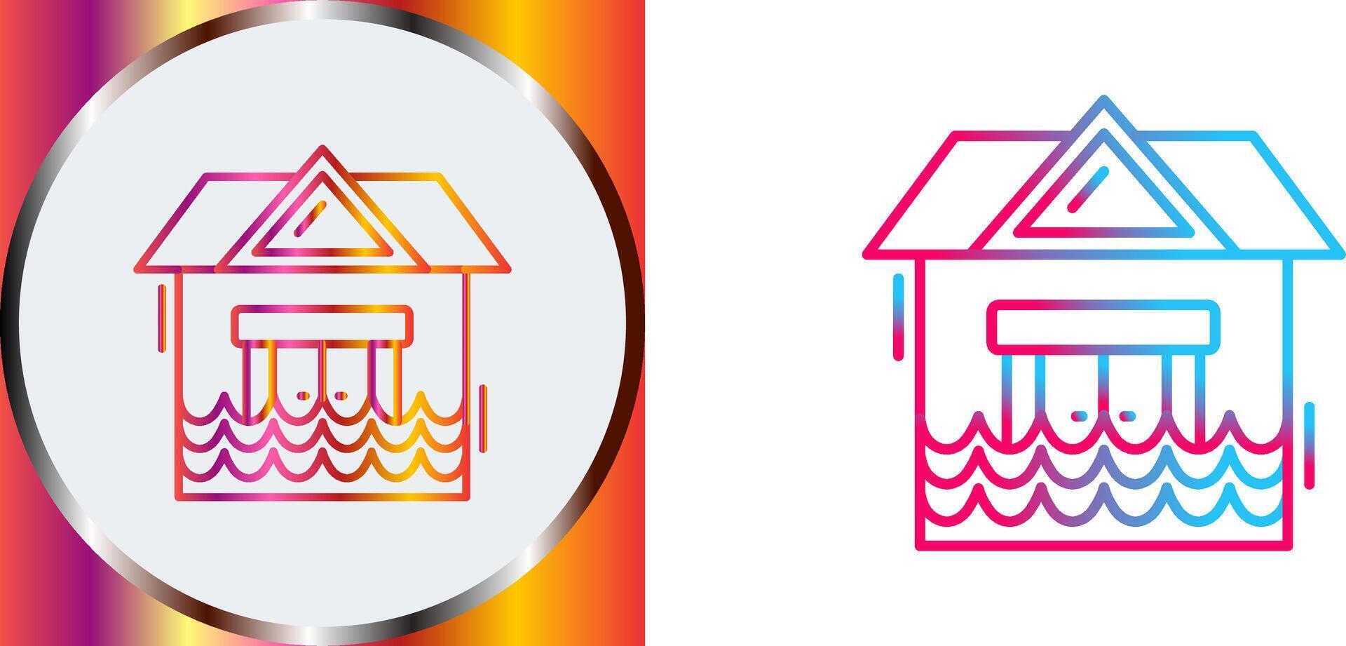 Natural Disaster Icon Design vector