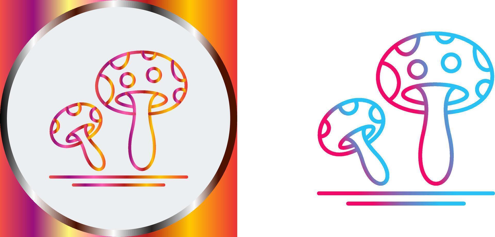 Mushroom Icon Design vector