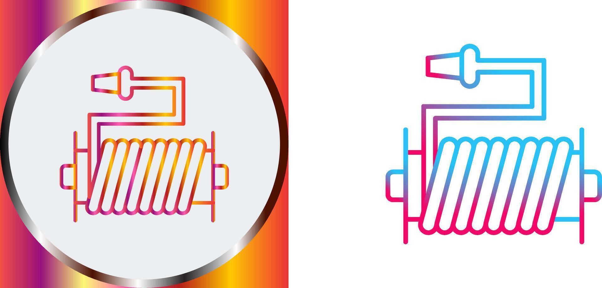 Water Hose Icon Design vector