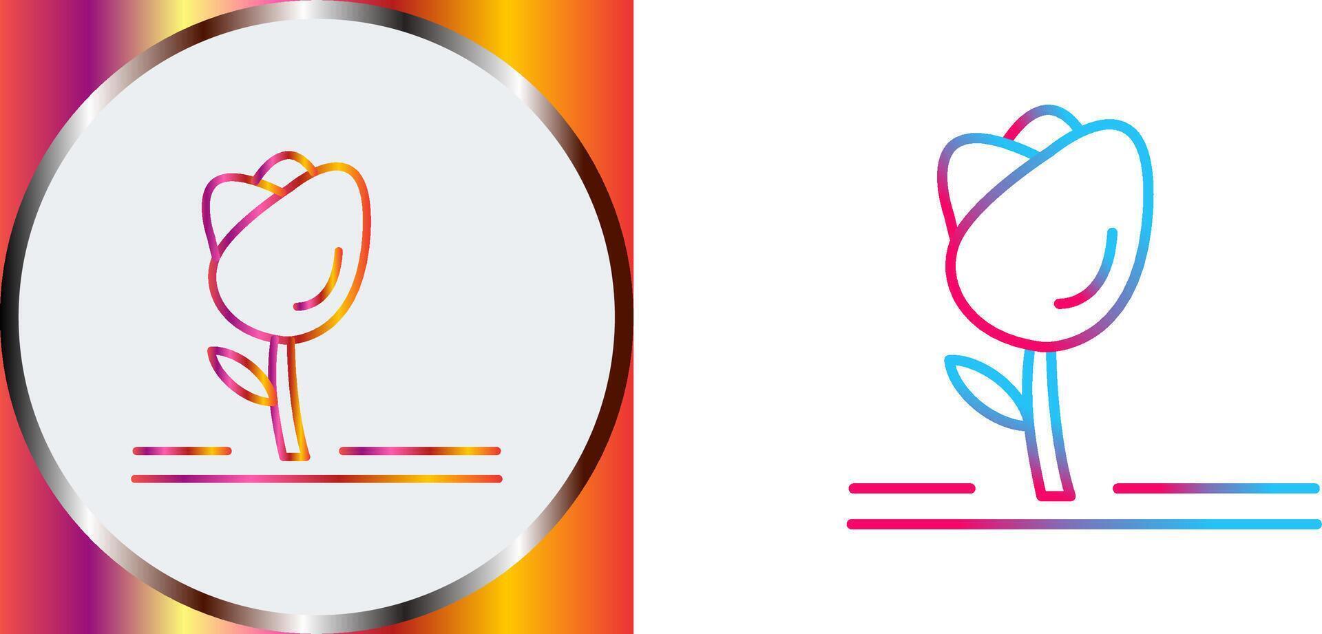 Tulip Icon Design vector