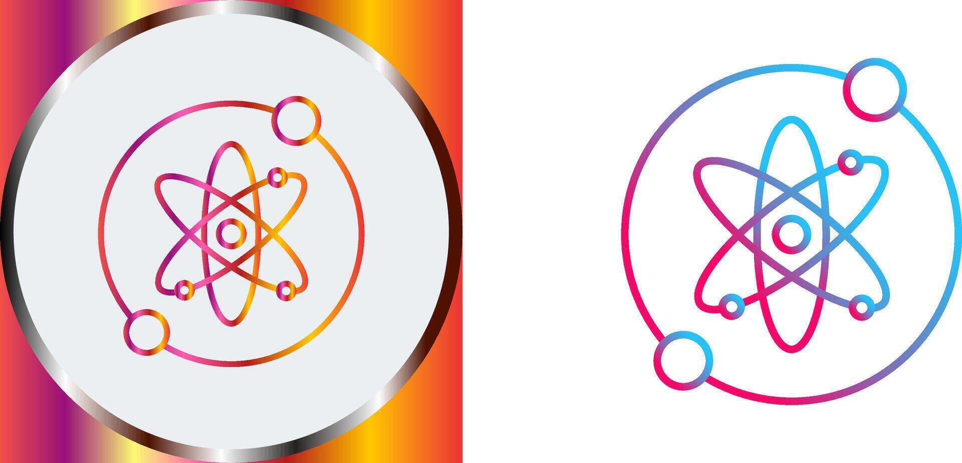 Proton Icon Design vector