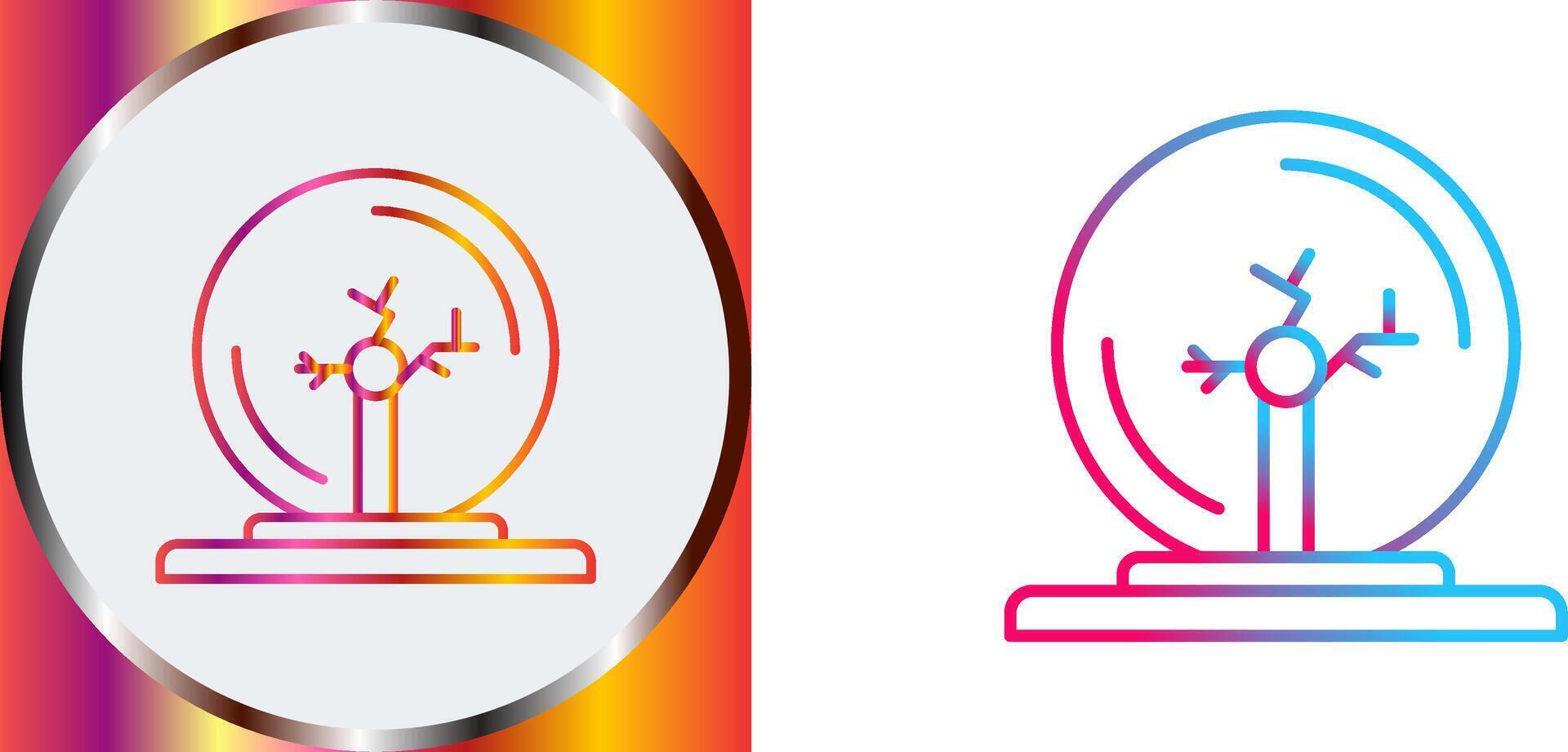 Plasma Ball Icon Design vector