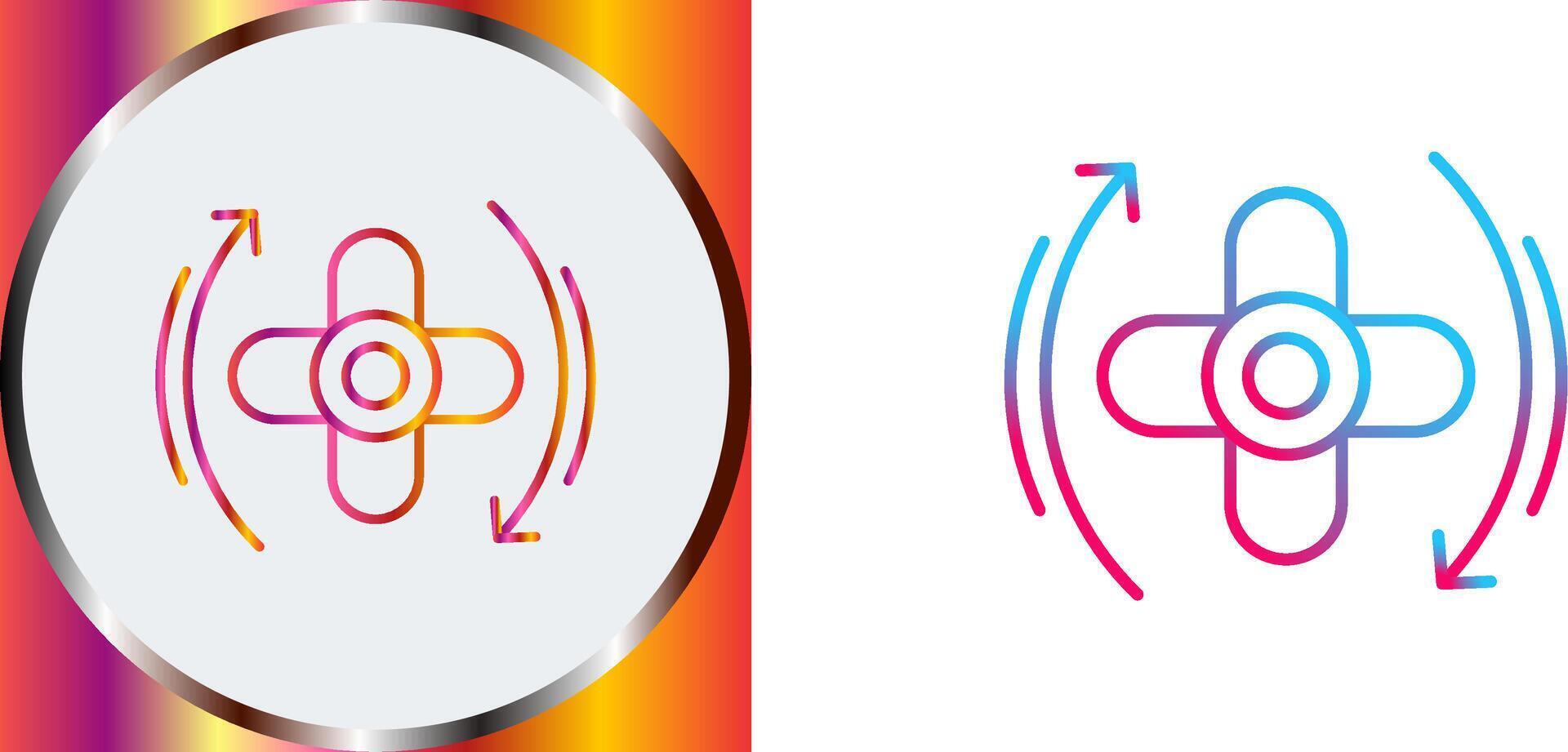 Rotate Icon Design vector