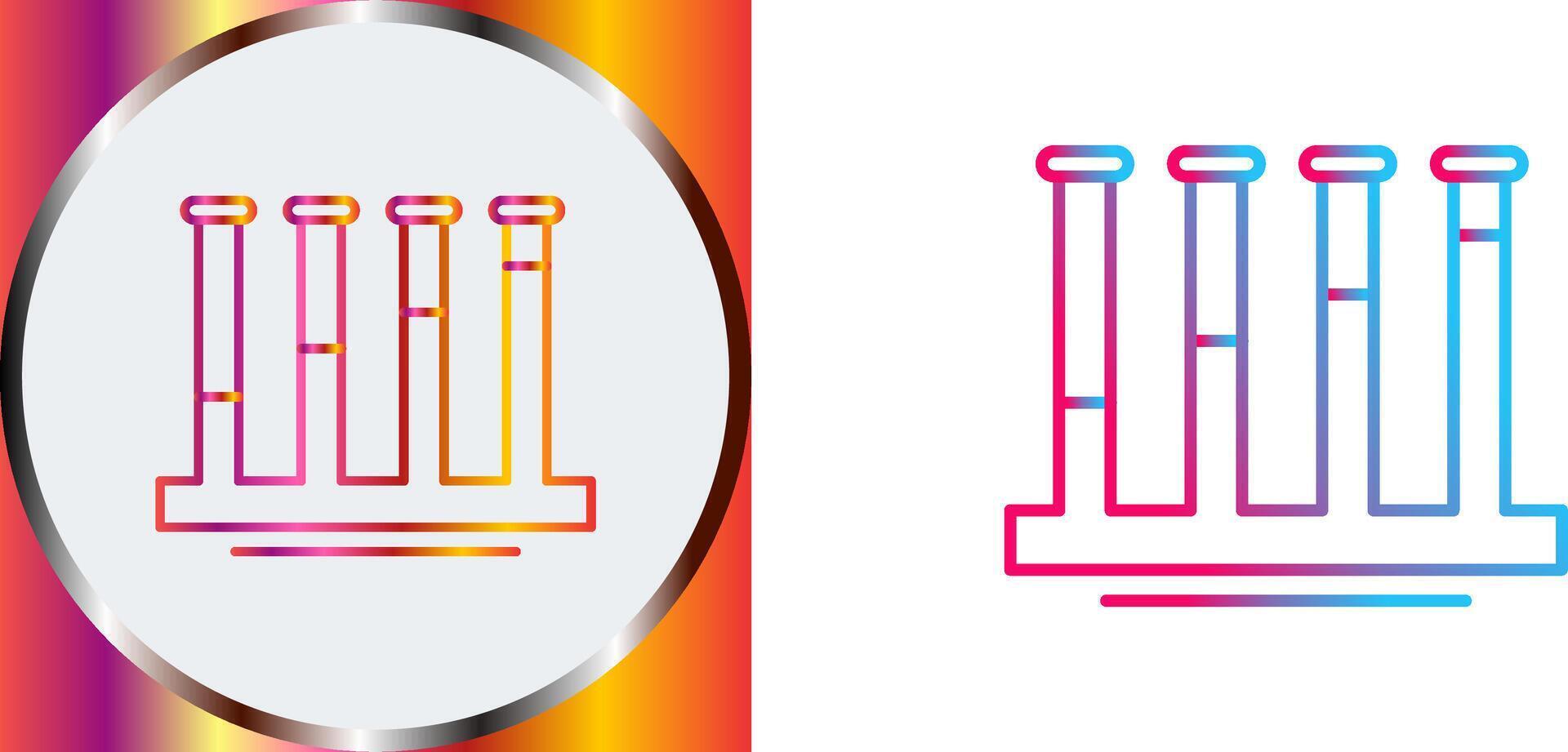 Communicating Vessels Icon Design vector