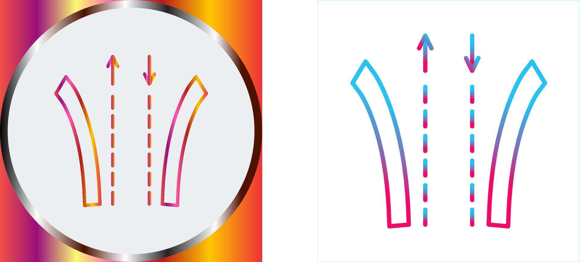 Way Icon Design vector