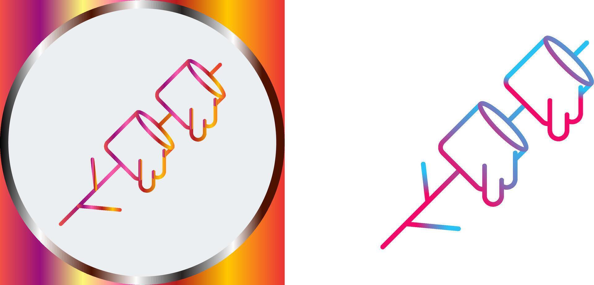 Marshmallows Icon Design vector