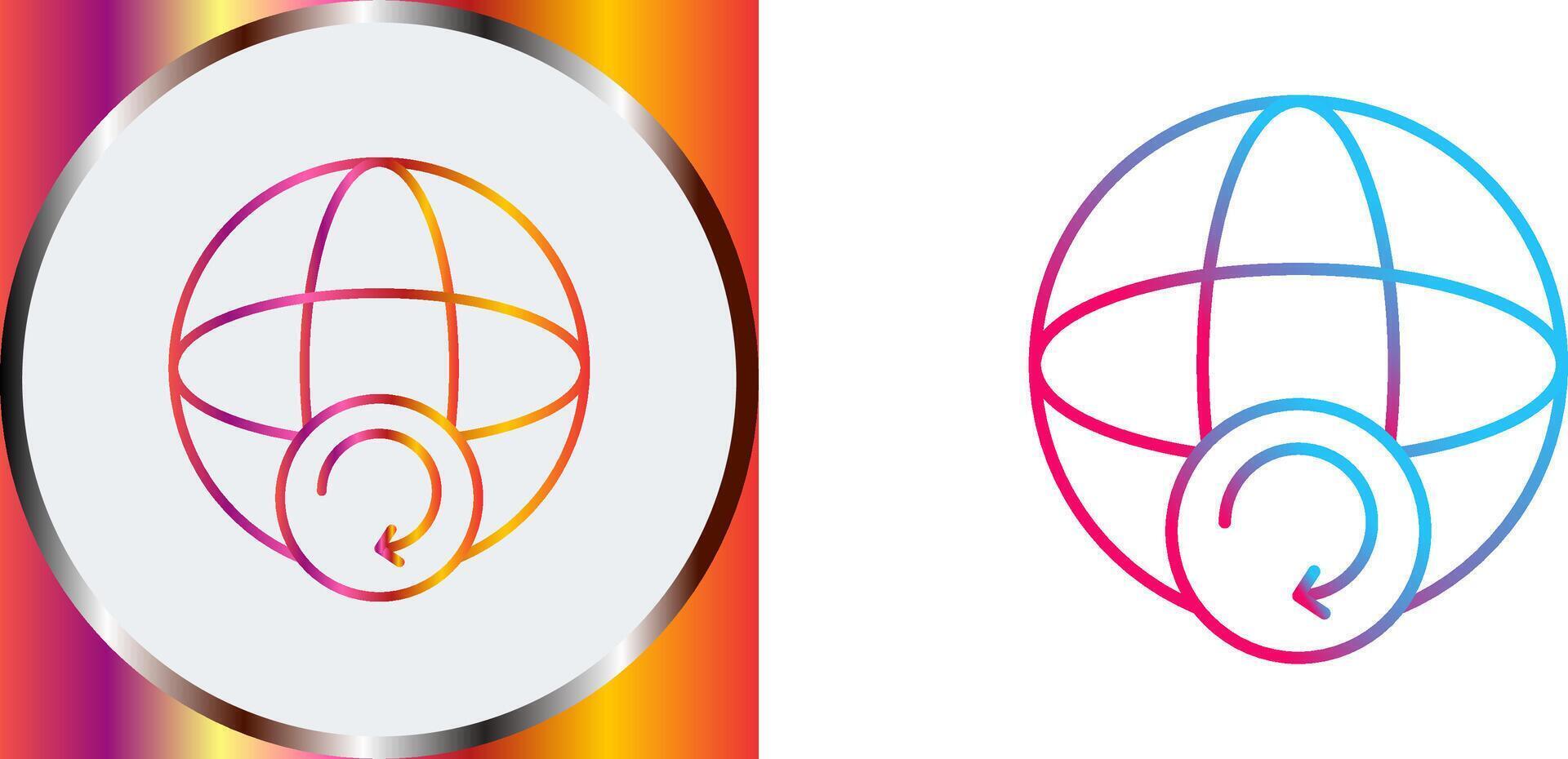 Earth Icon Design vector
