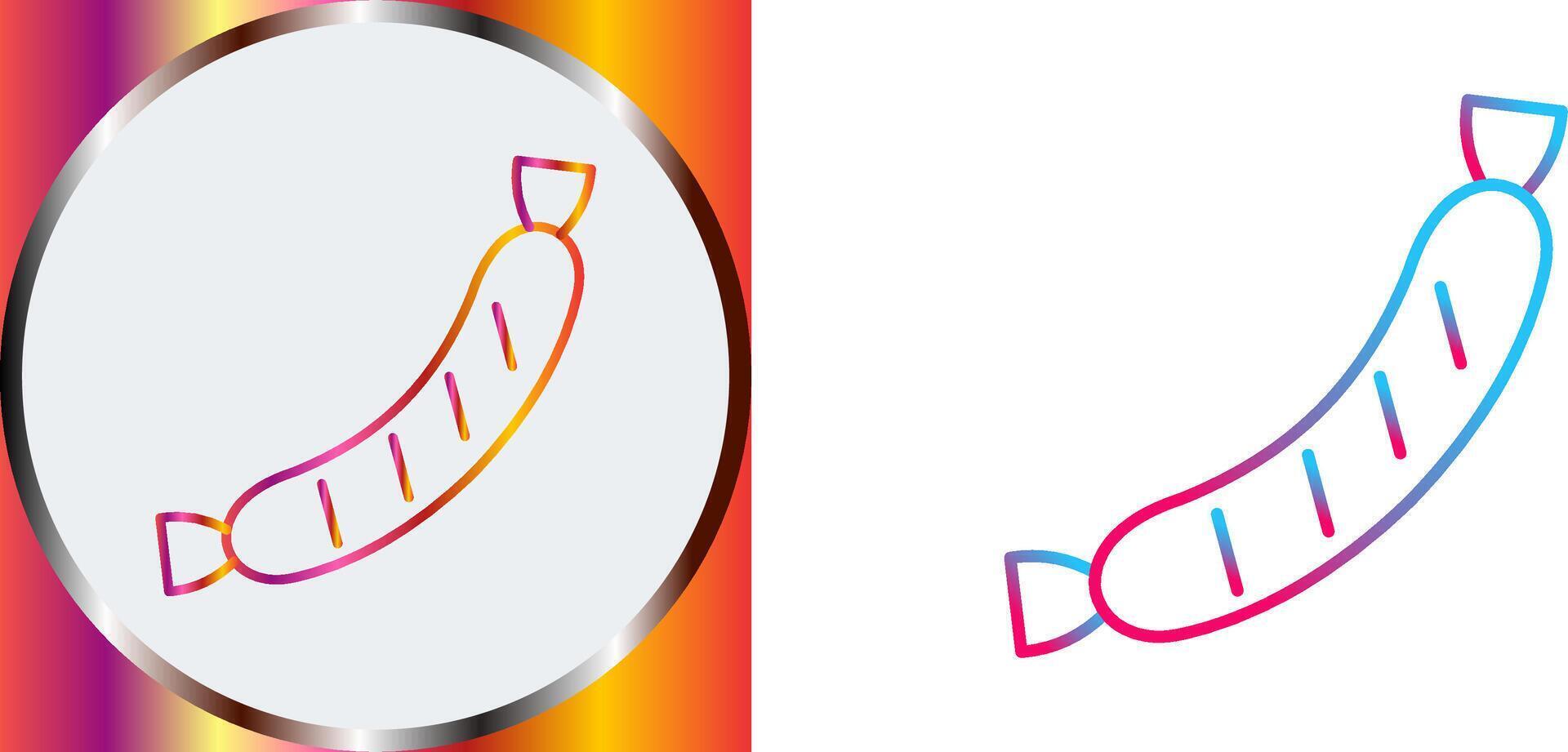 Sausage Icon Design vector