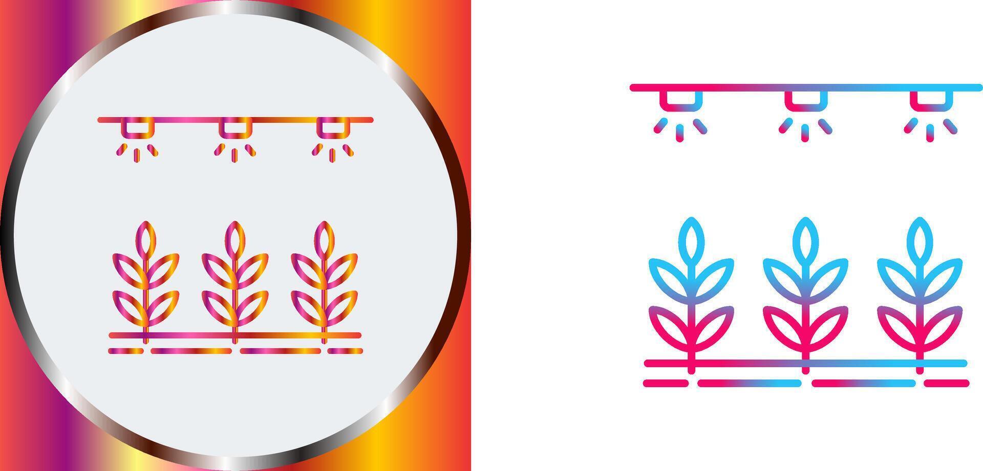 Irrigation System Icon Design vector