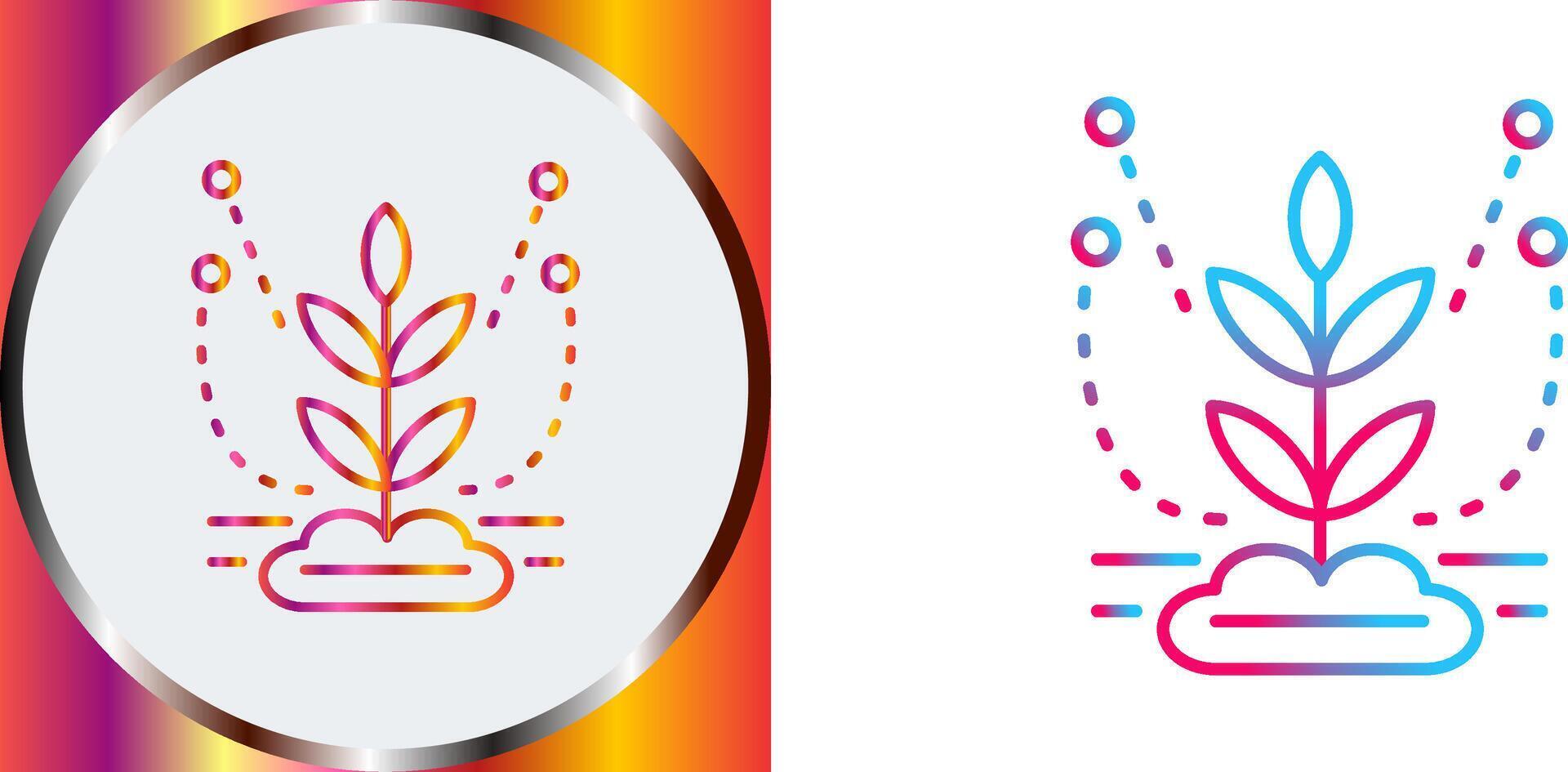 Irrigation System Icon Design vector