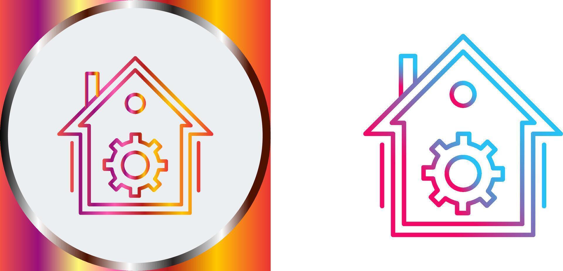 Home Automation Icon Design vector