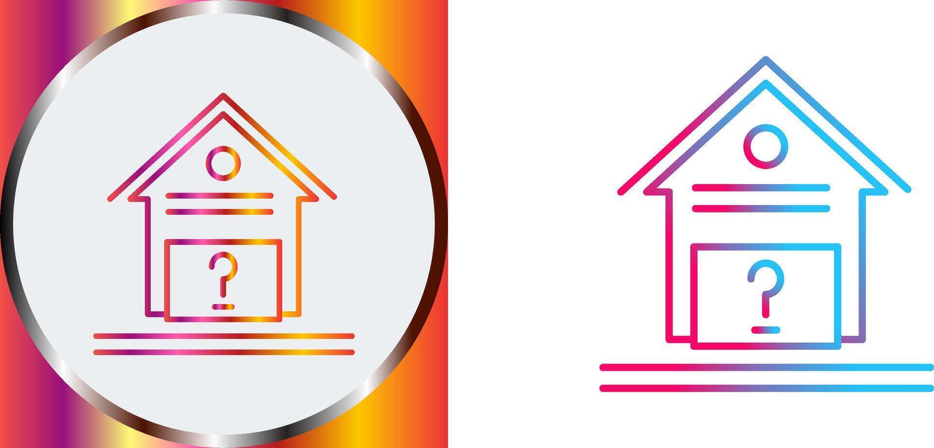 Unknown Icon Design vector