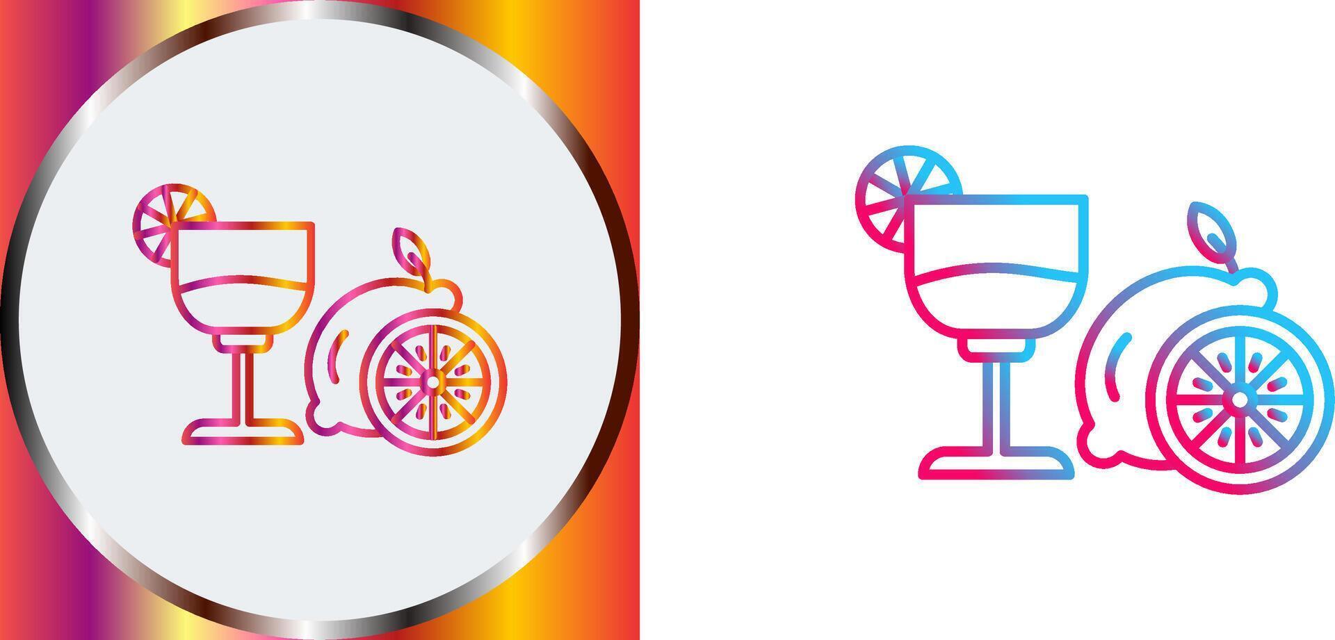 Lime Juice Icon Design vector