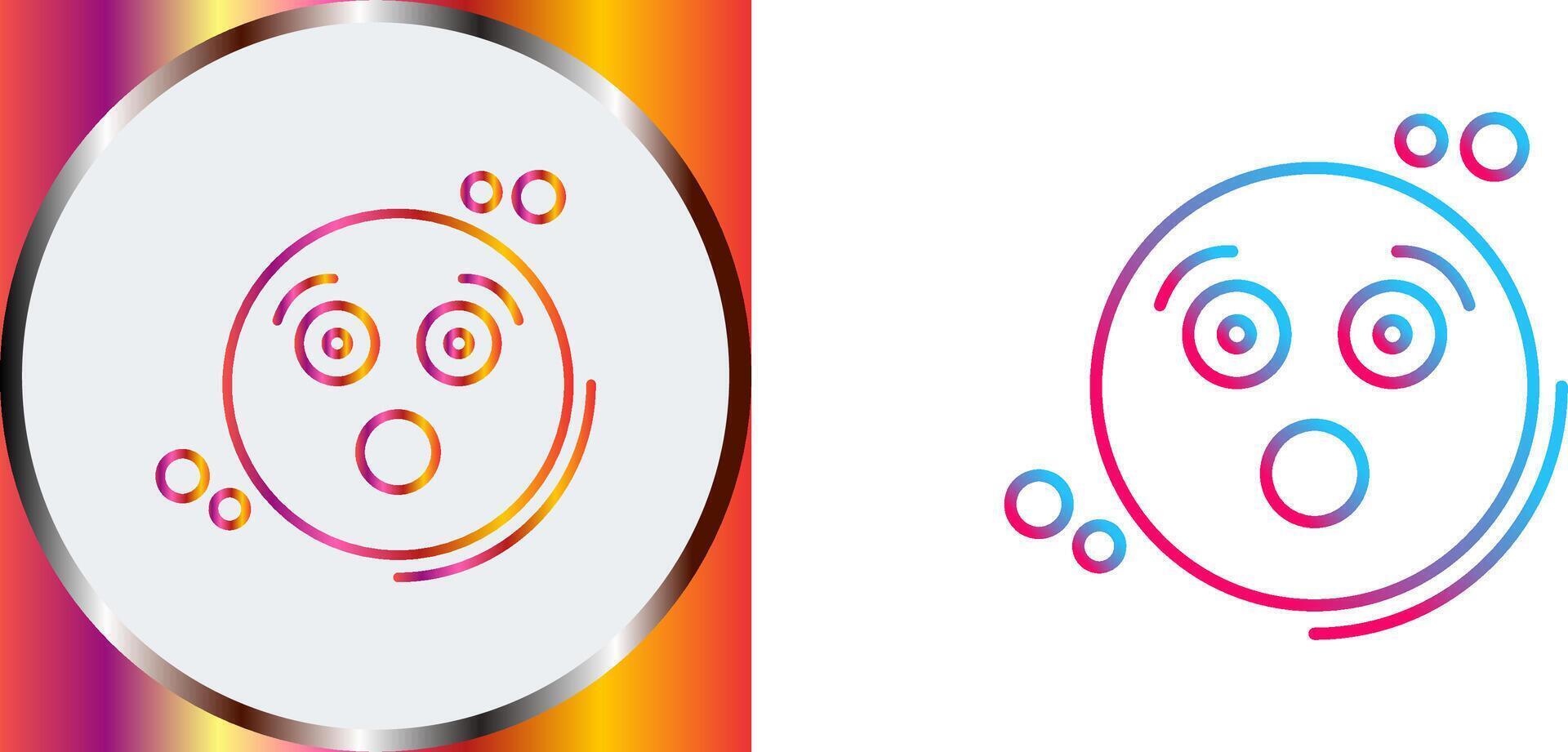 Surprised Icon Design vector